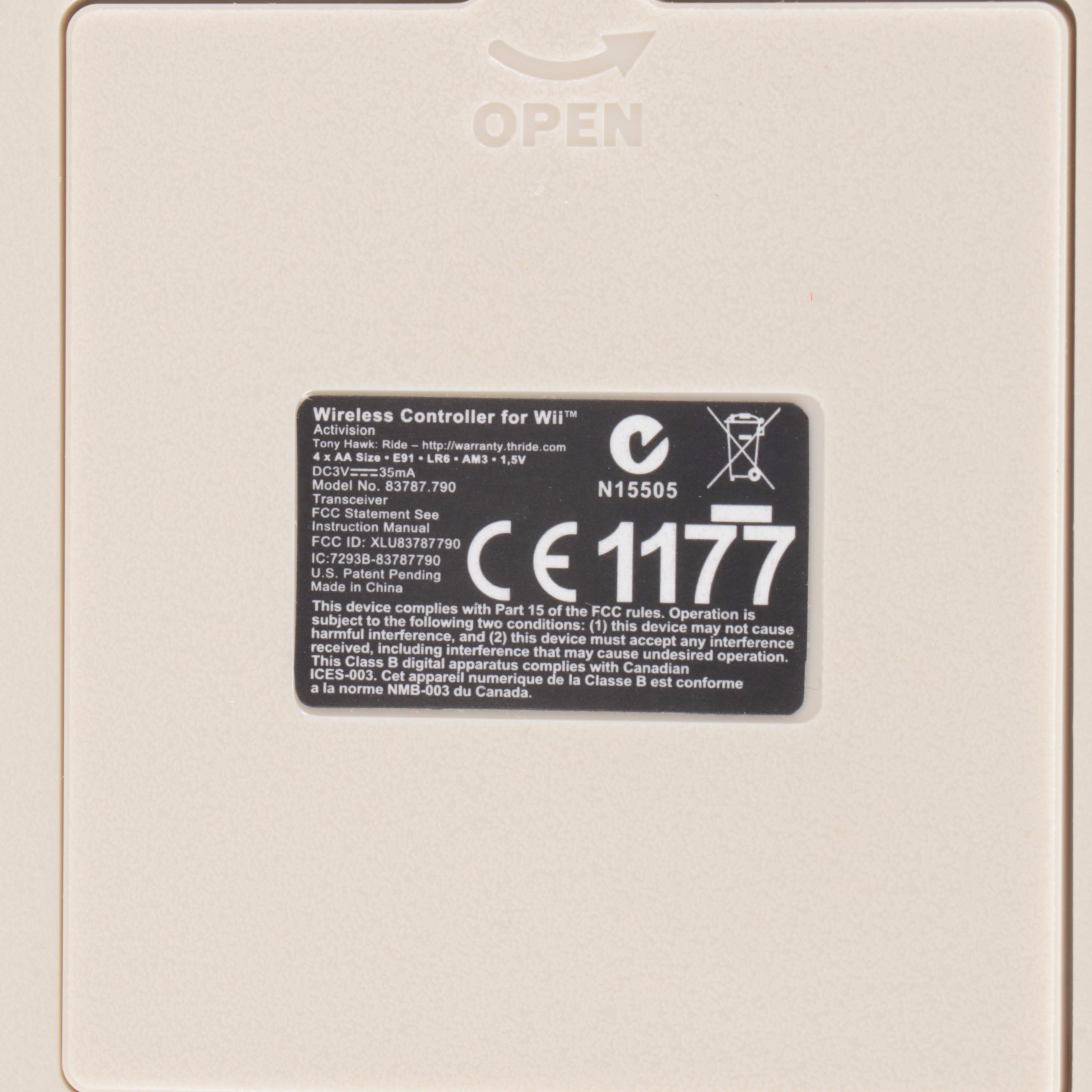 Tony Hawk: Ride Wireless Skateboard Controller for Nintendo Wii