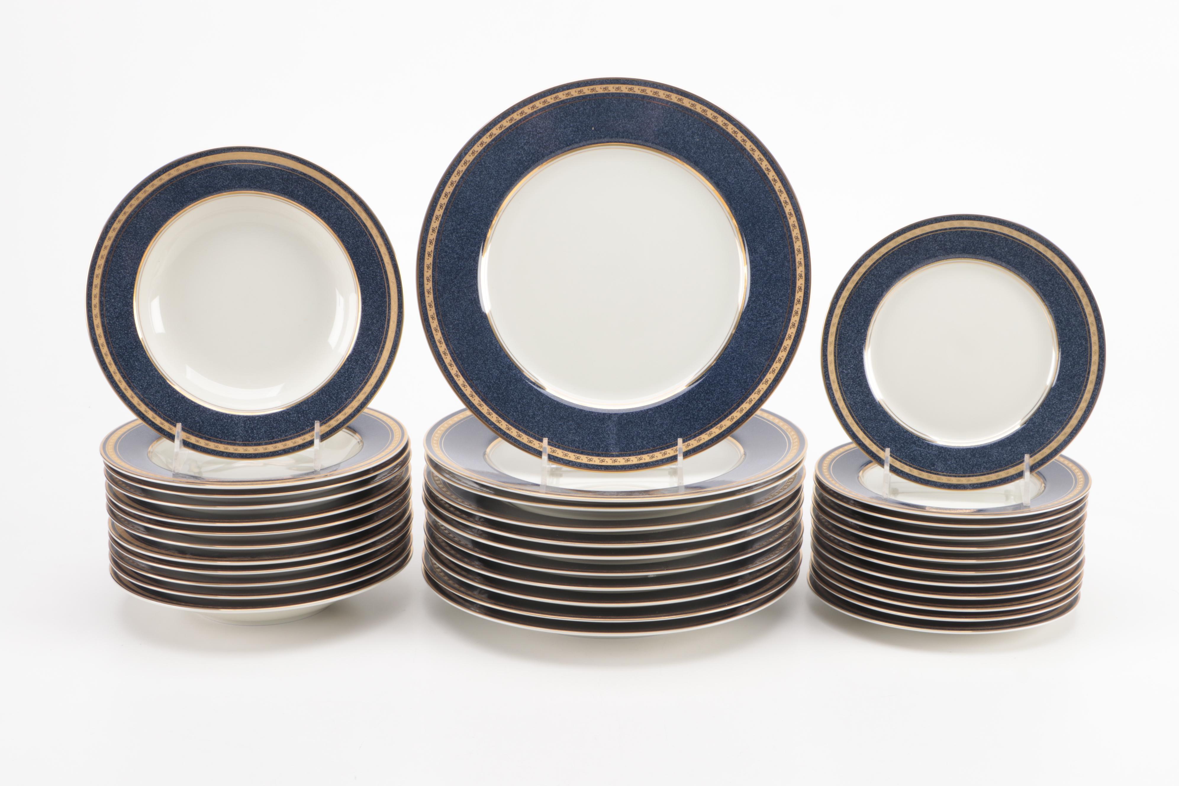 Mikasa Grand Ivory "Imperial Lapis" Dinnerware