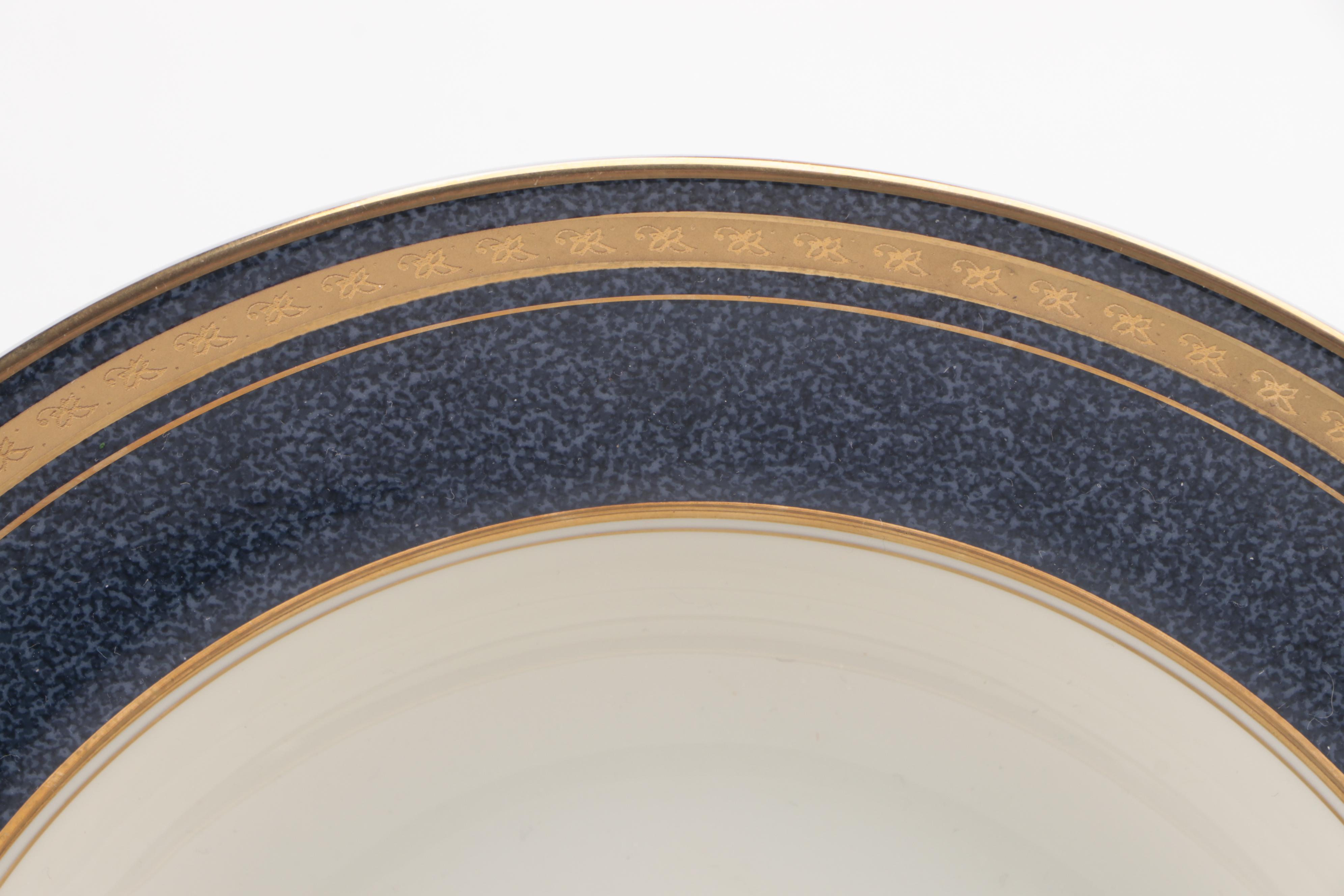 Mikasa Grand Ivory "Imperial Lapis" Dinnerware