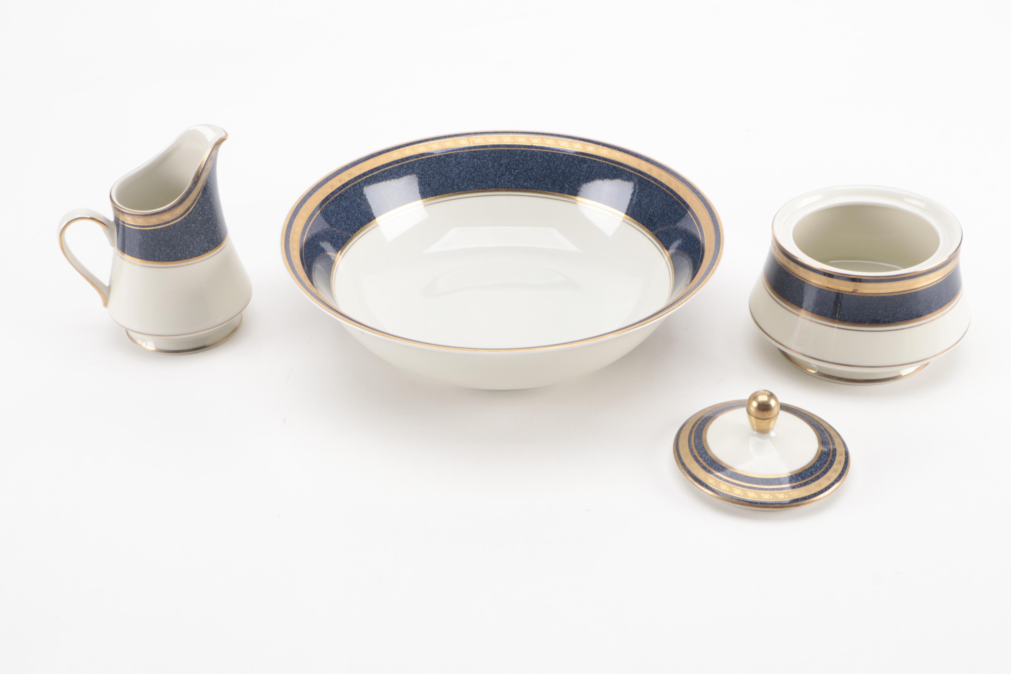 Mikasa Grand Ivory "Imperial Lapis" Dinnerware
