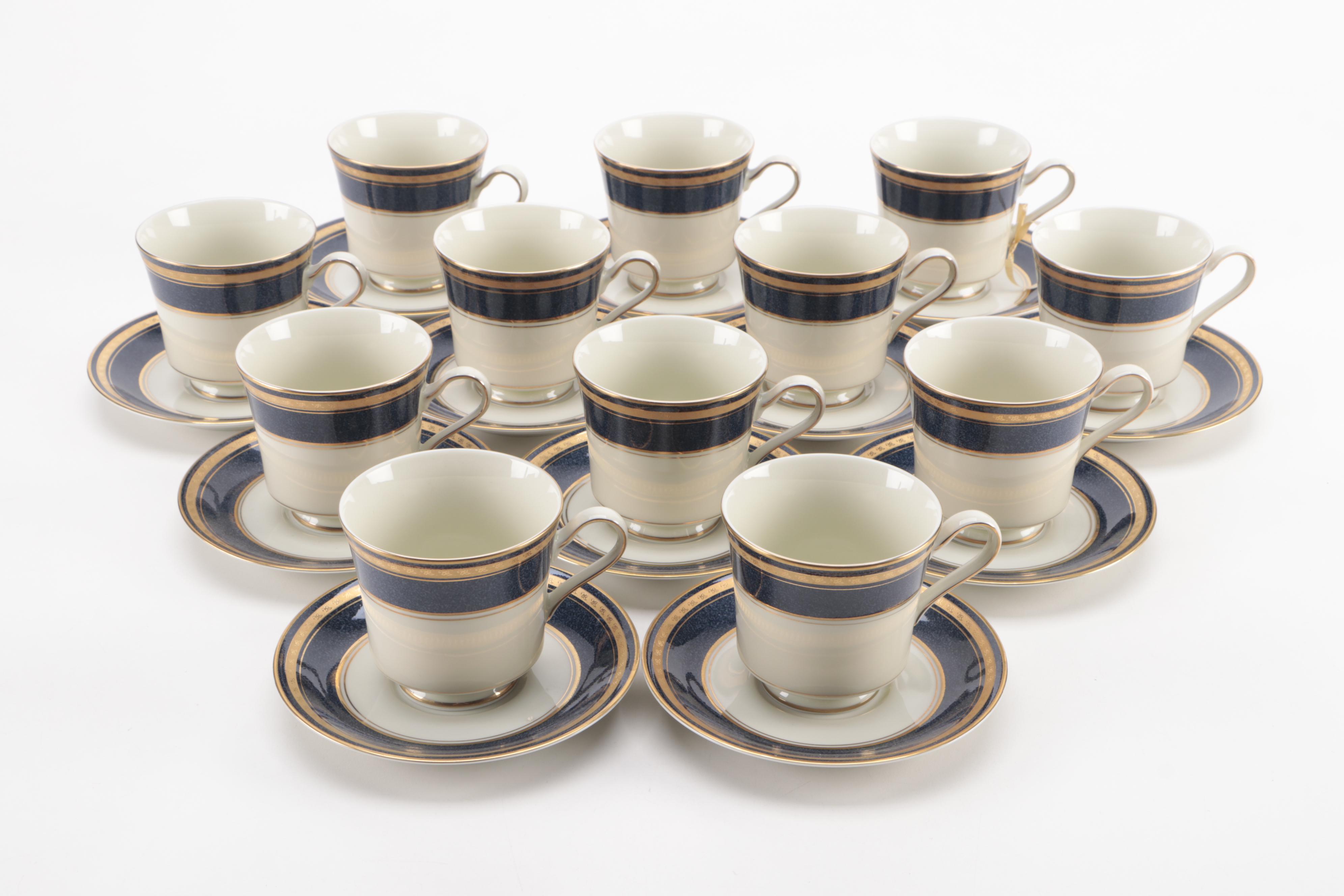 Mikasa Grand Ivory "Imperial Lapis" Dinnerware