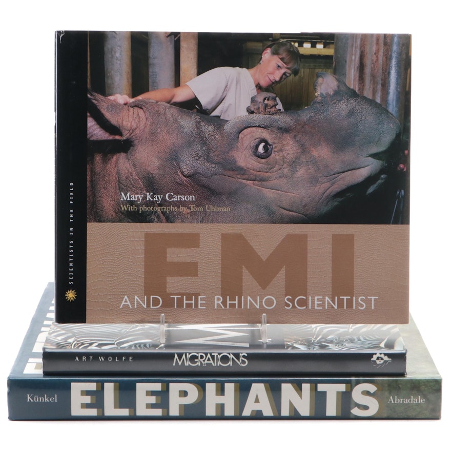 Double Signed "Emi and the Rhino Scientist" and More Animal Books