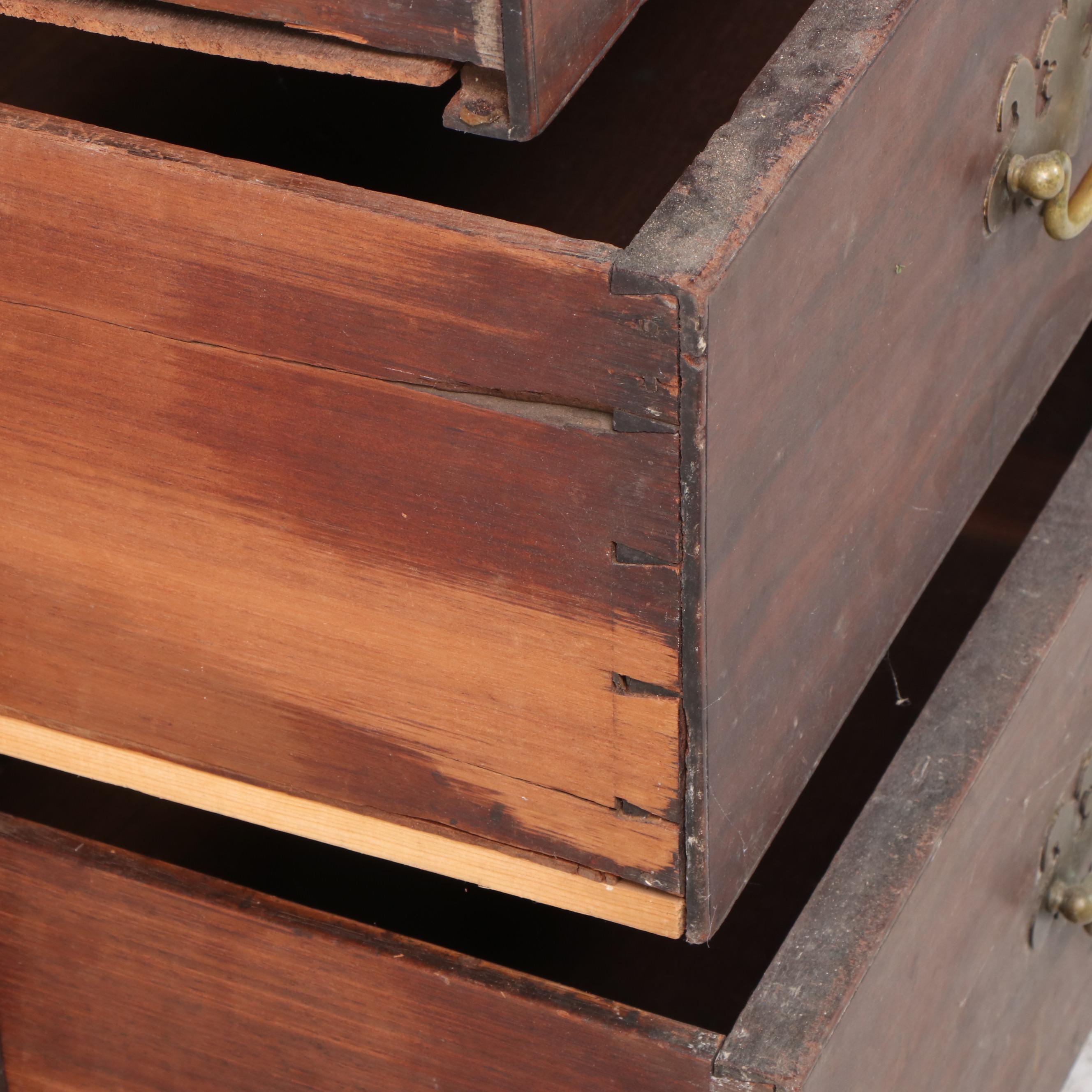 George III Mahogany Chest, Late 18th/Early 19th Century