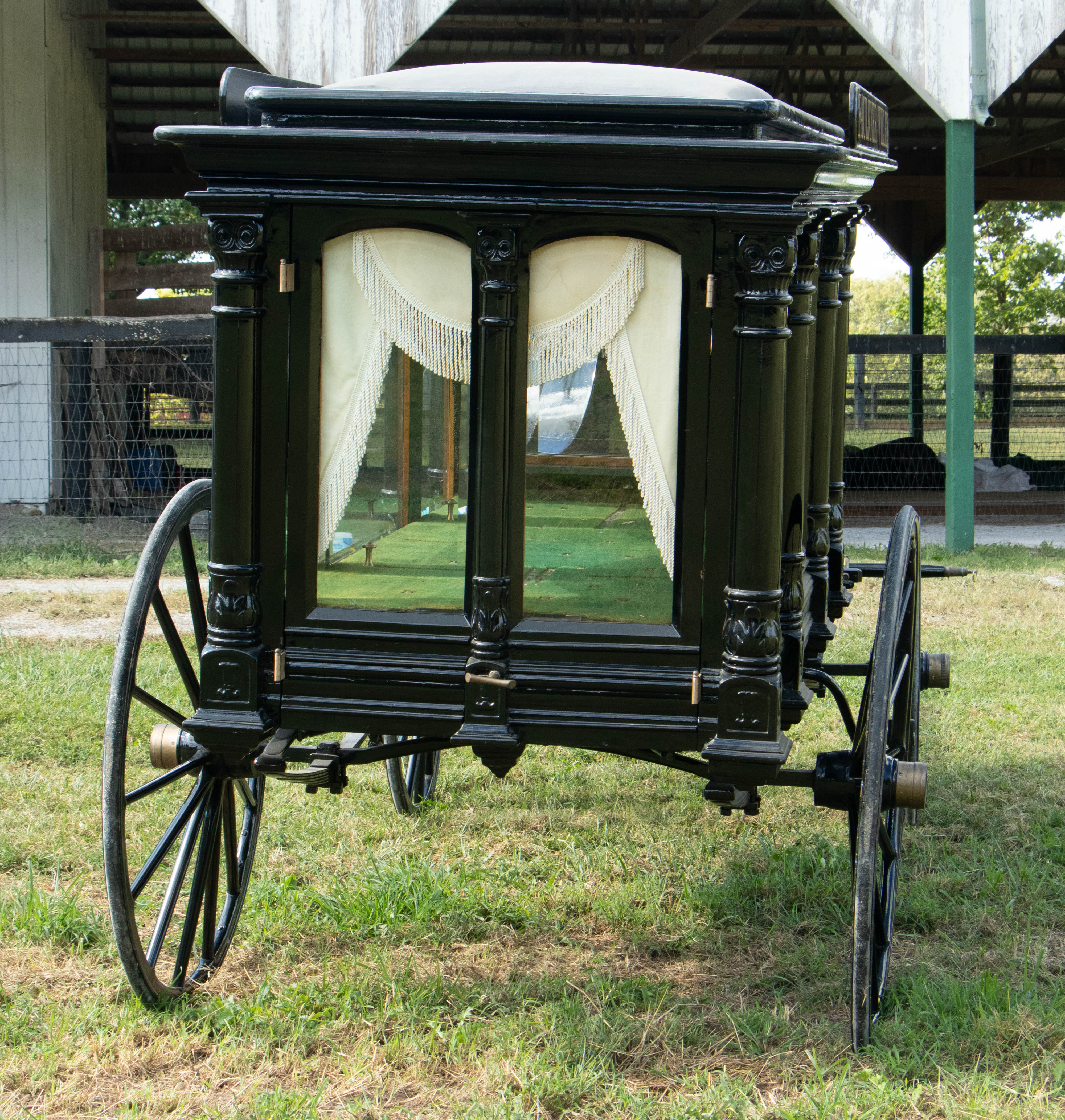 Restored George L. Brownell Victorian Horse-Drawn Hearse, Circa 1870