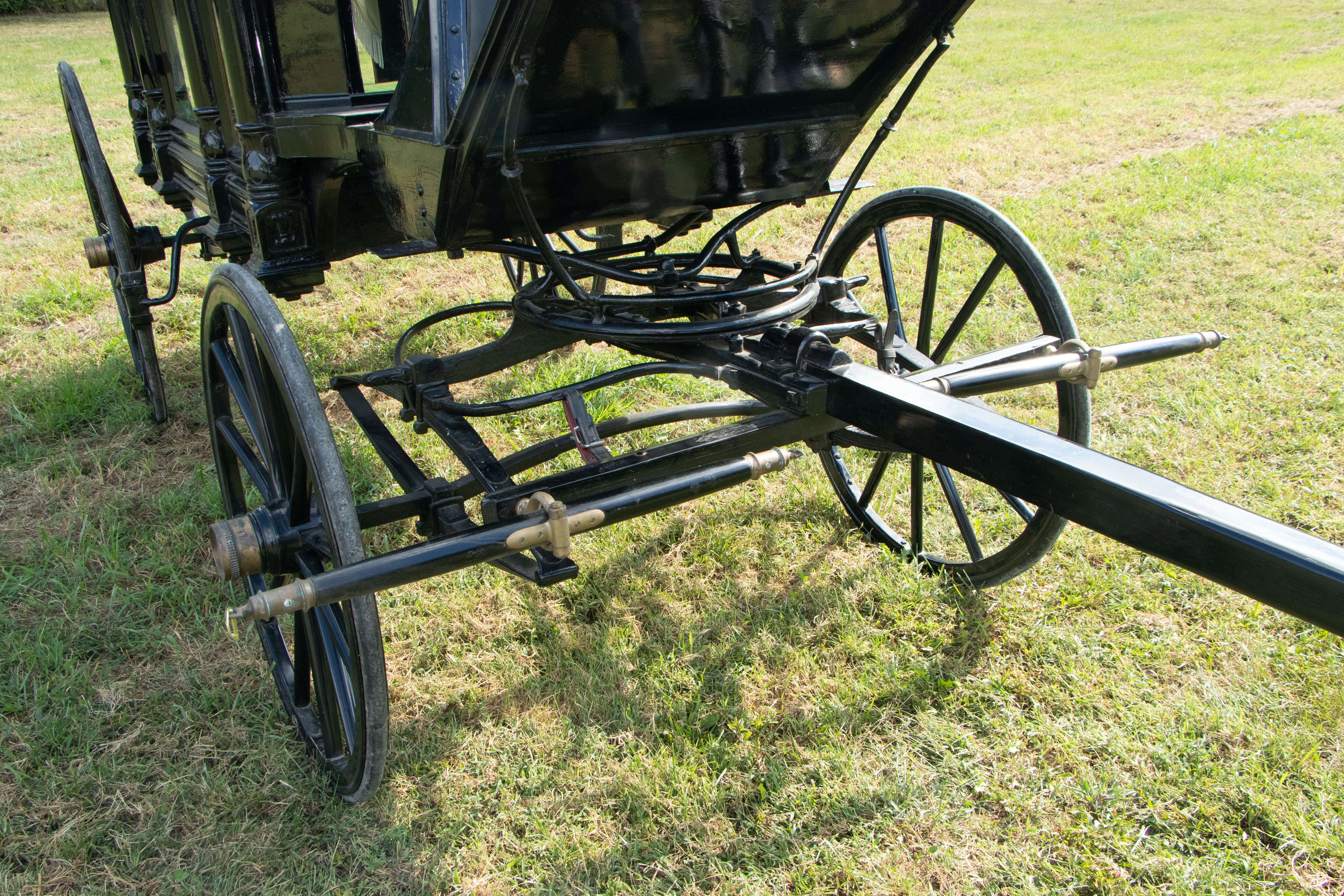 Restored George L. Brownell Victorian Horse-Drawn Hearse, Circa 1870