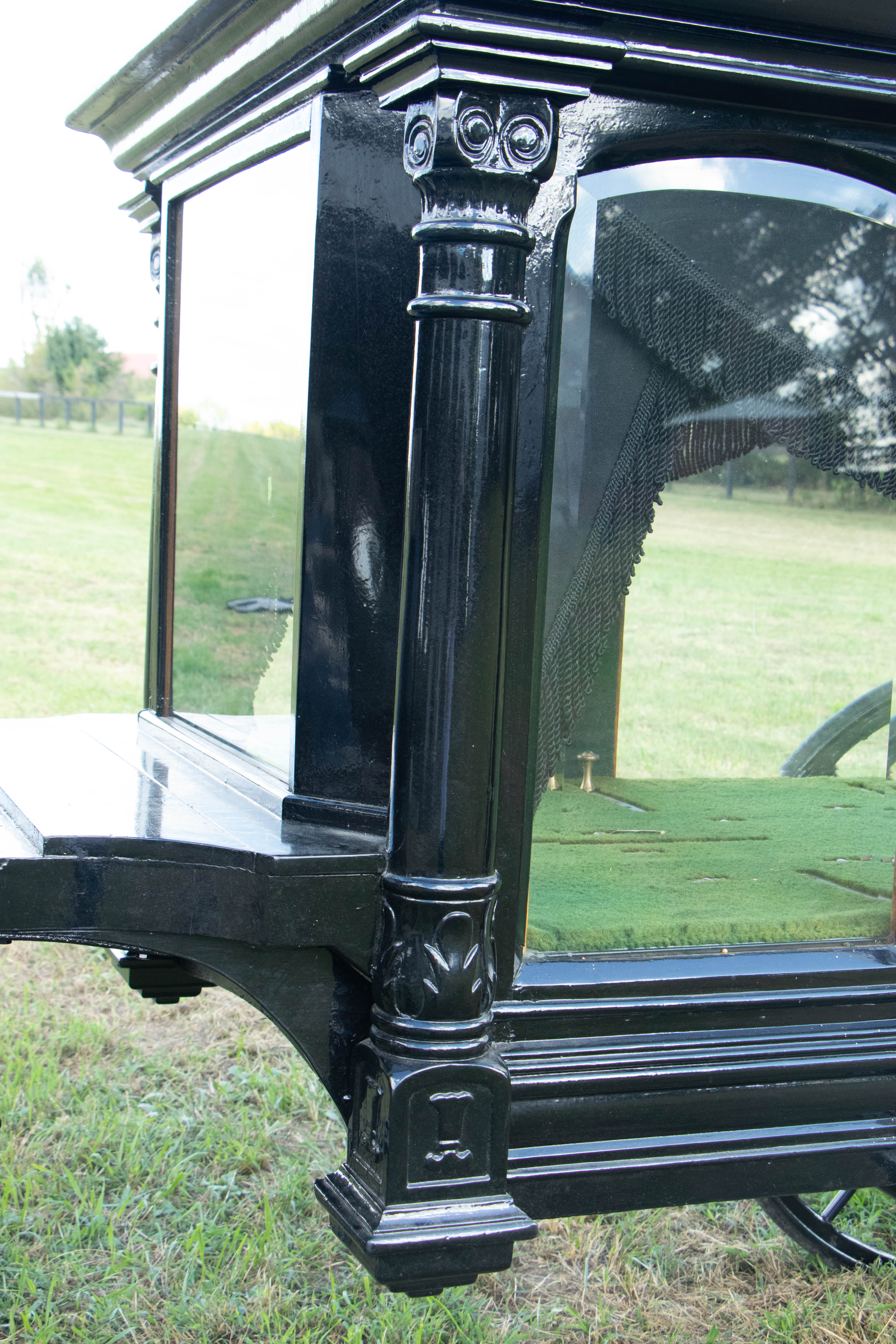 Restored George L. Brownell Victorian Horse-Drawn Hearse, Circa 1870