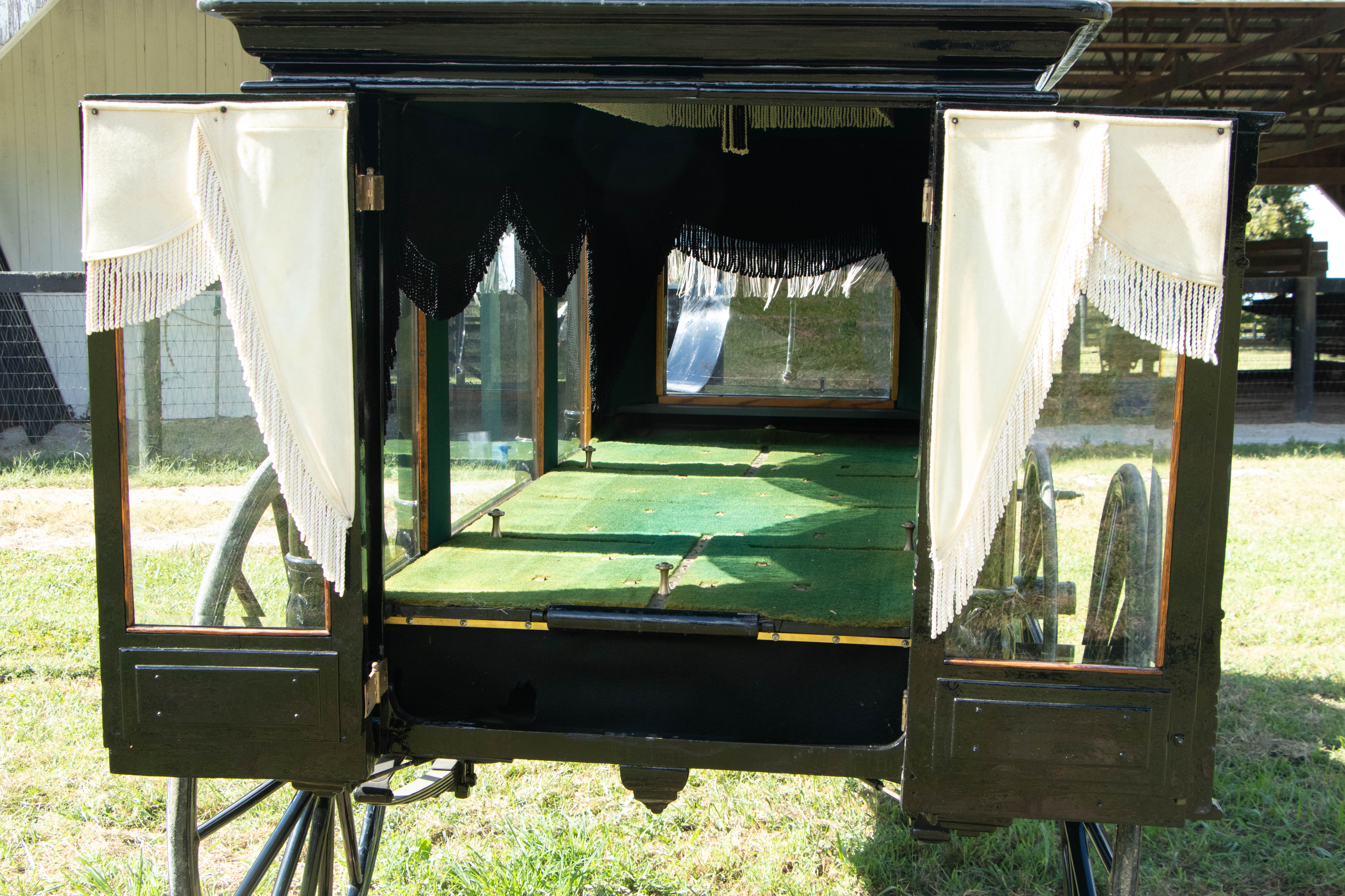 Restored George L. Brownell Victorian Horse-Drawn Hearse, Circa 1870