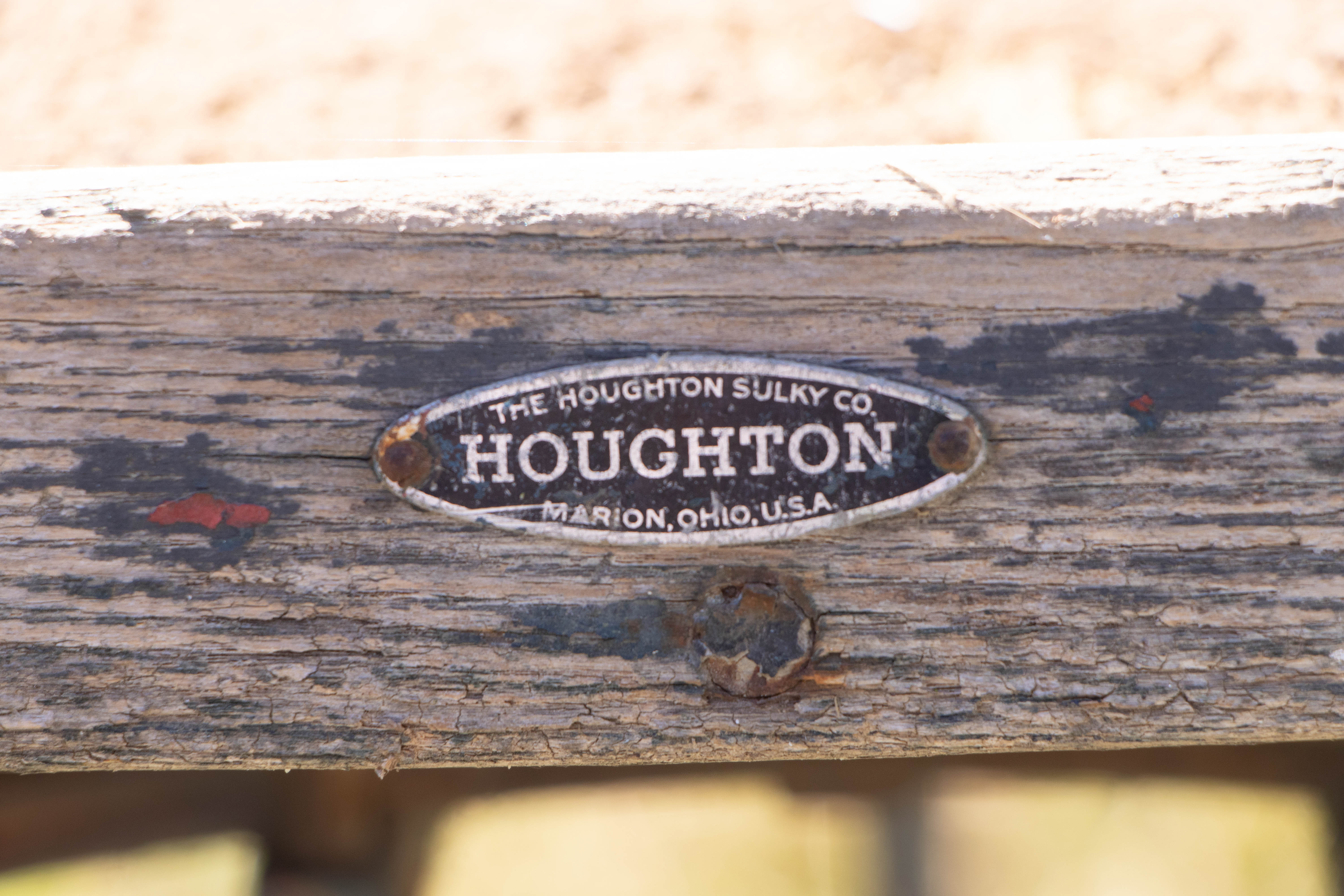 Houghton Sulky Co. Harness Racing Sulky, Early to Mid-20th Century