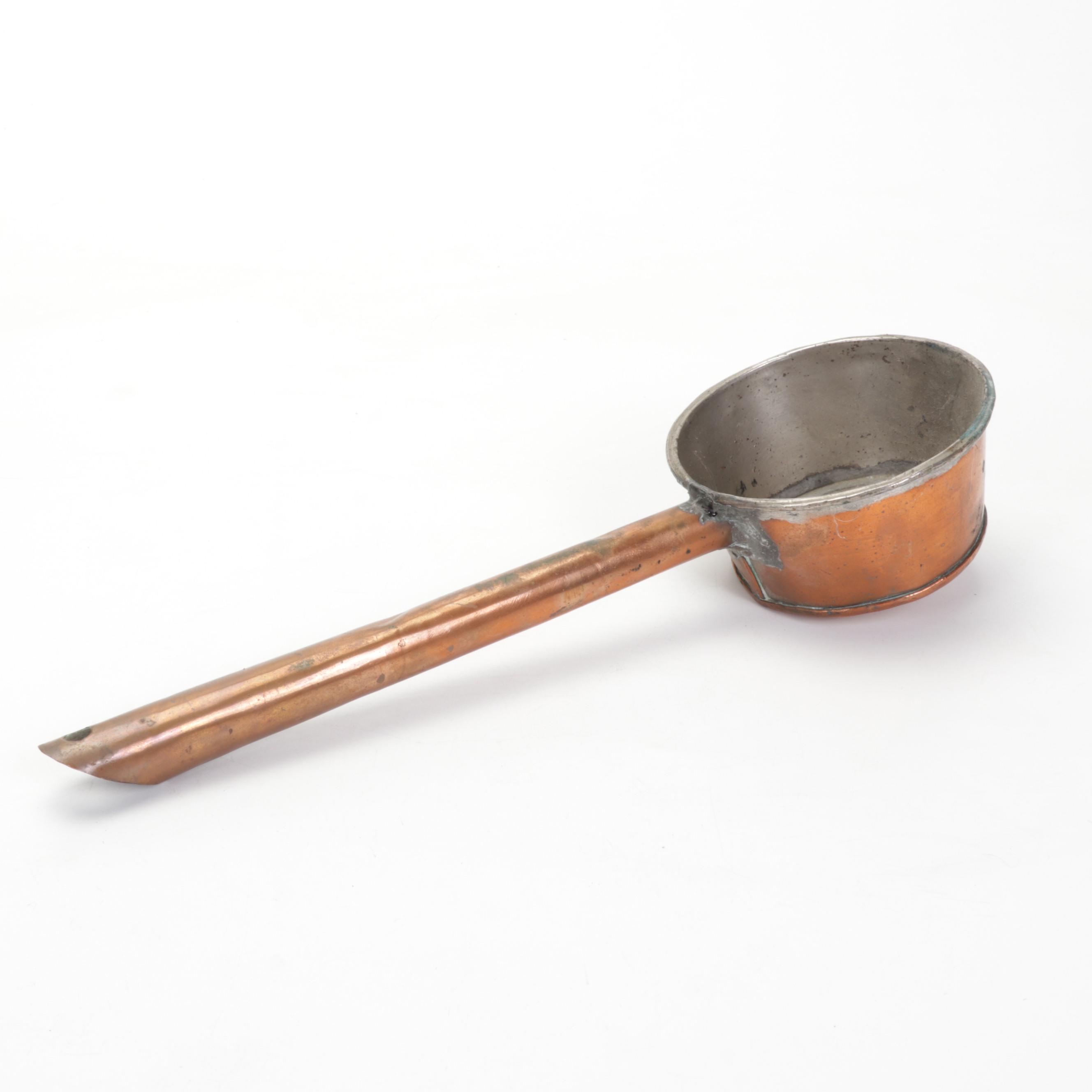 Copper Coal Scuttle and Warming Pan
