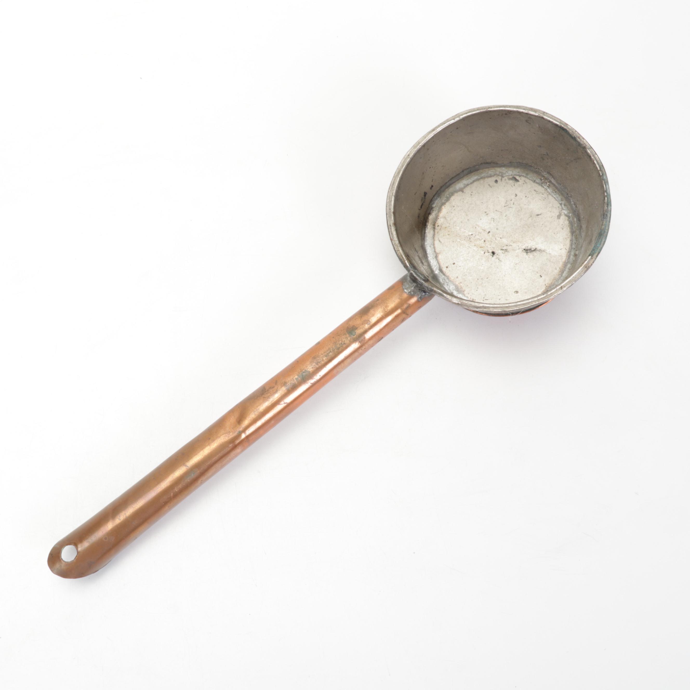 Copper Coal Scuttle and Warming Pan