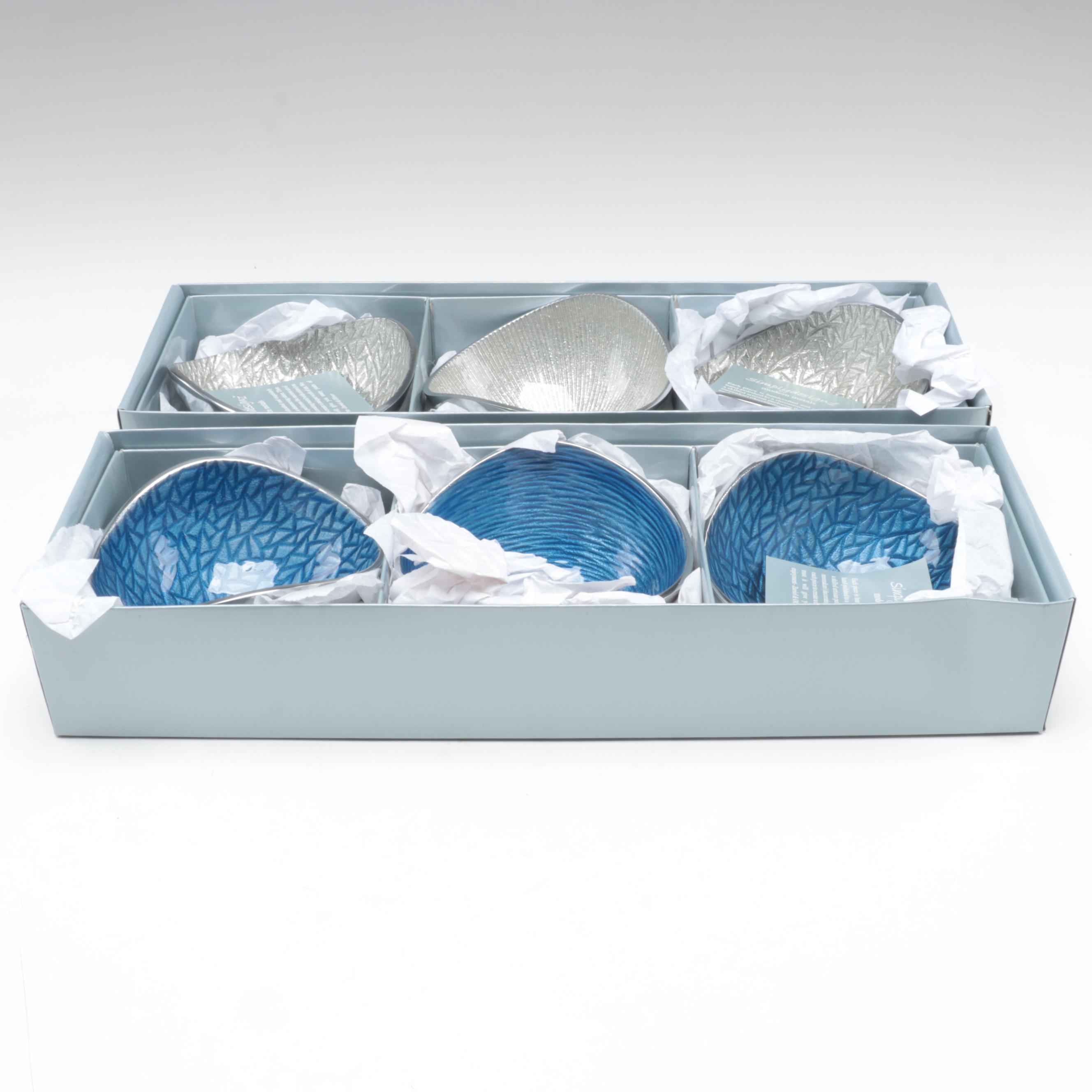 Simply Designz Organic Collection Metal Nut Bowls