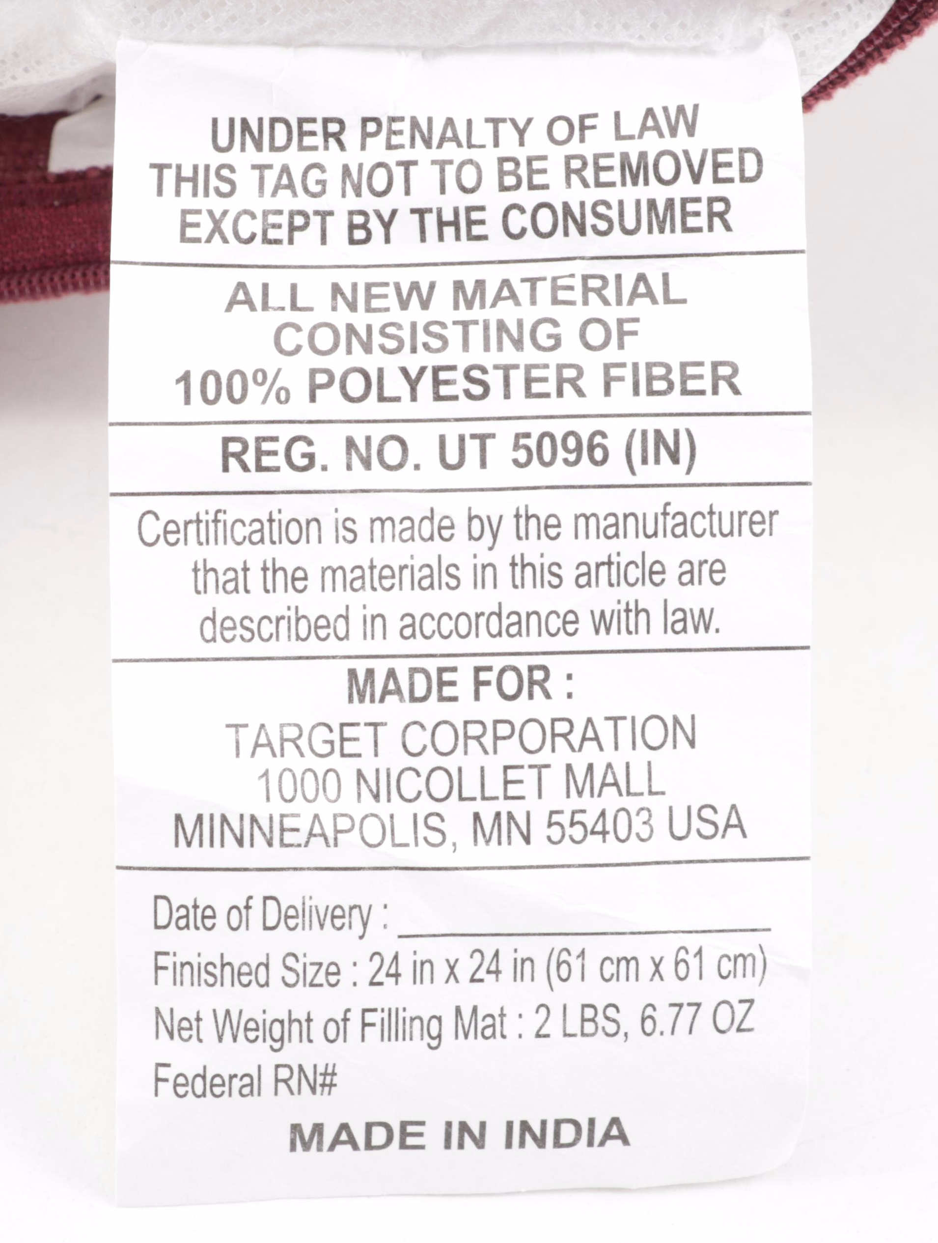 Pair of Threshold Designed with Studio McGee Woven Burgundy Throw Pillows