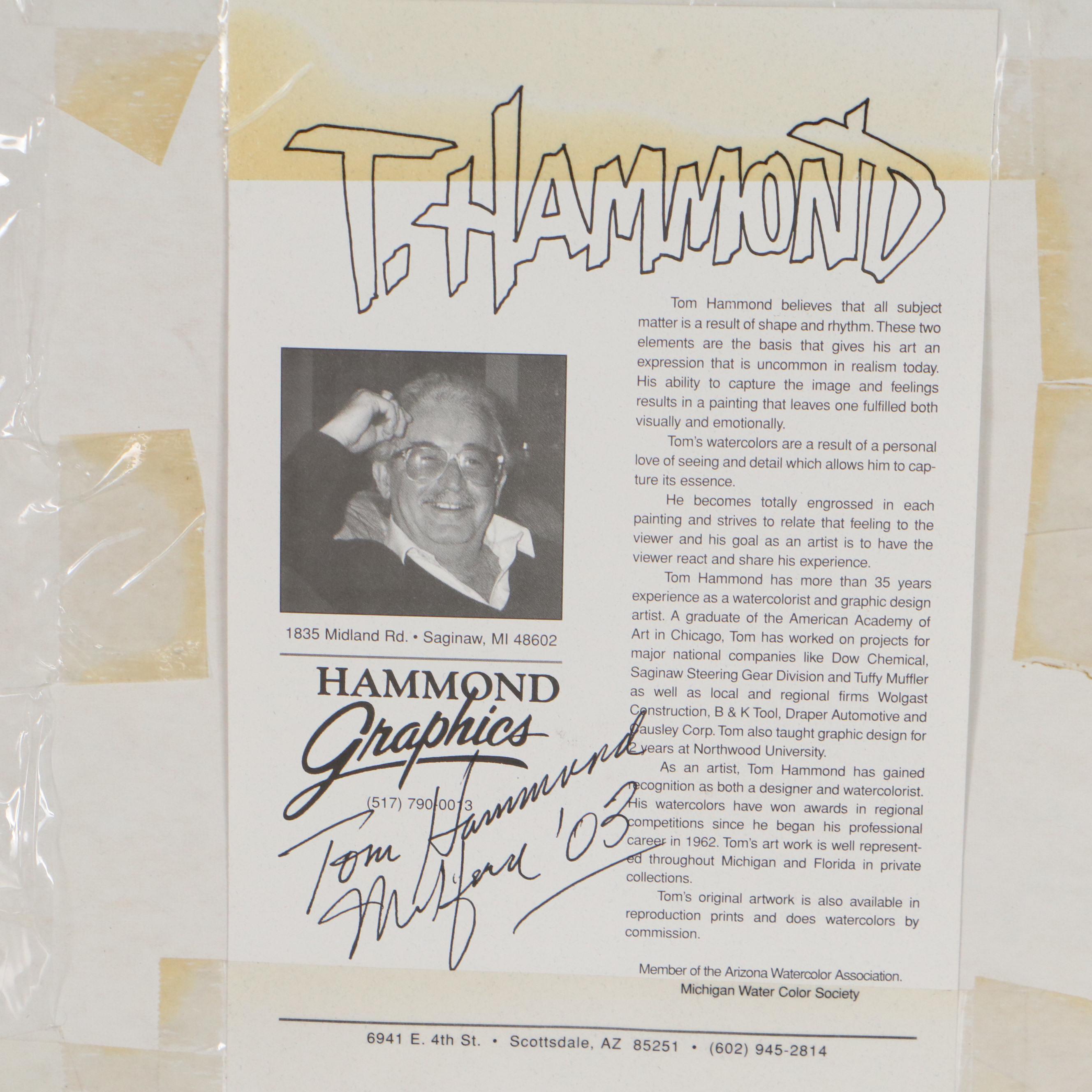 Tom Hammond Western Watercolor Paintings and More