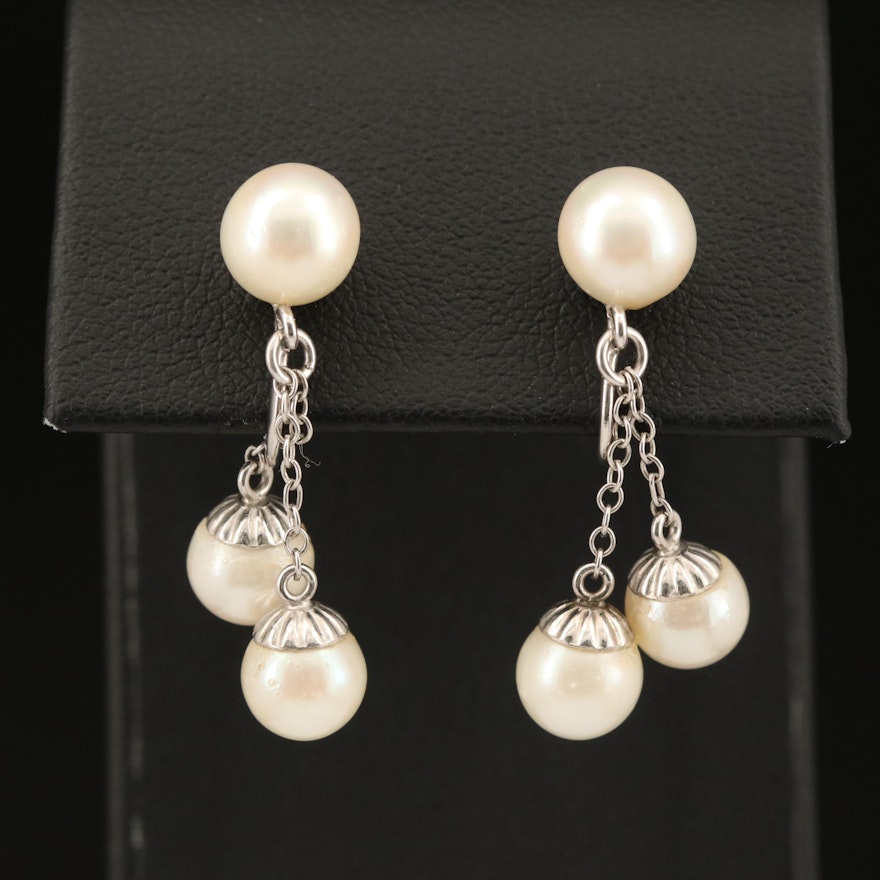 14K Pearl Earrings