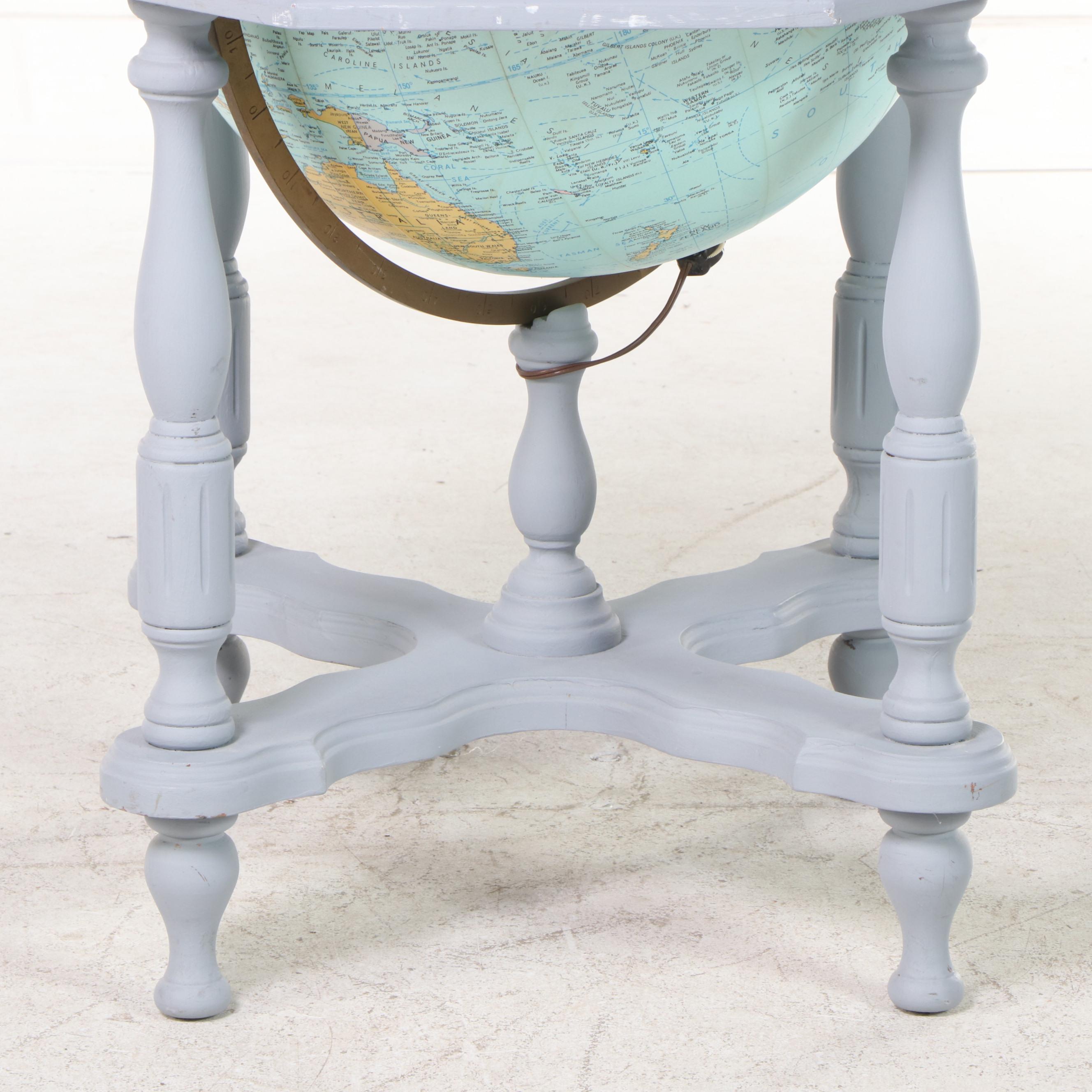 Replogle 20" Illuminated Heirloom Globe on Stand, Late 20th Century