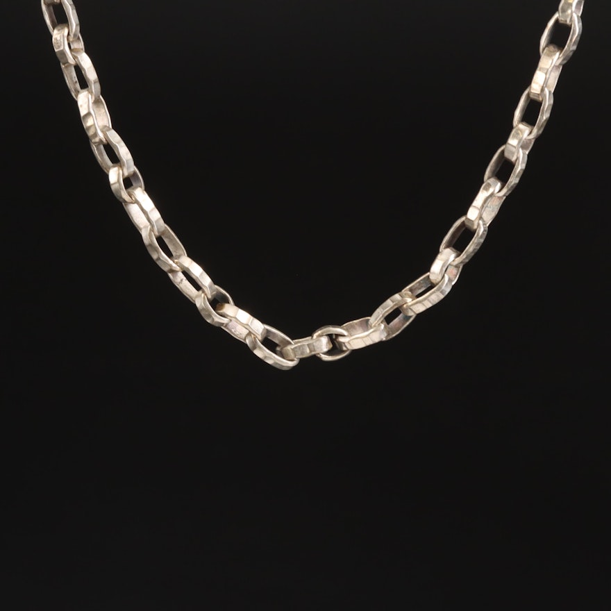 Sterling Cable Chain Necklace