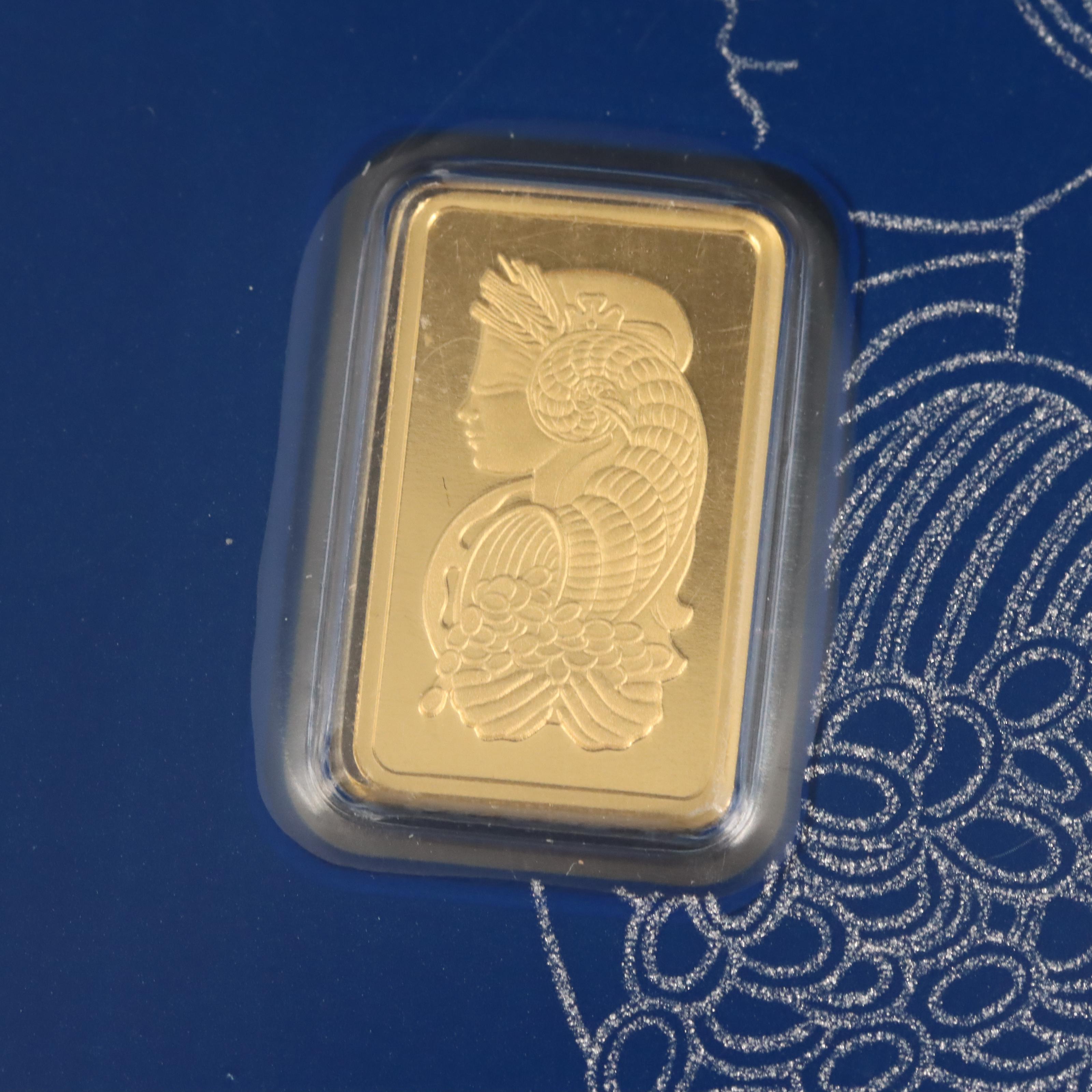 Gold 1 Gram and 2.5 Gram Gold Bars