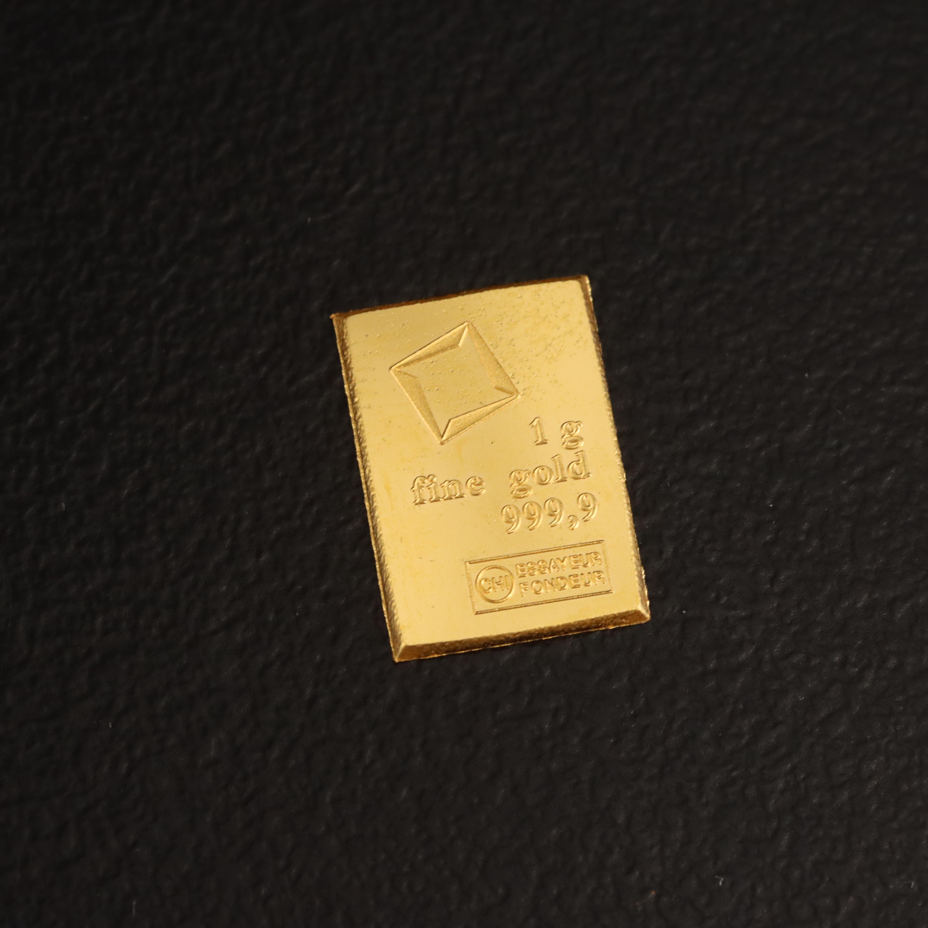 Gold 1 Gram and 2.5 Gram Gold Bars