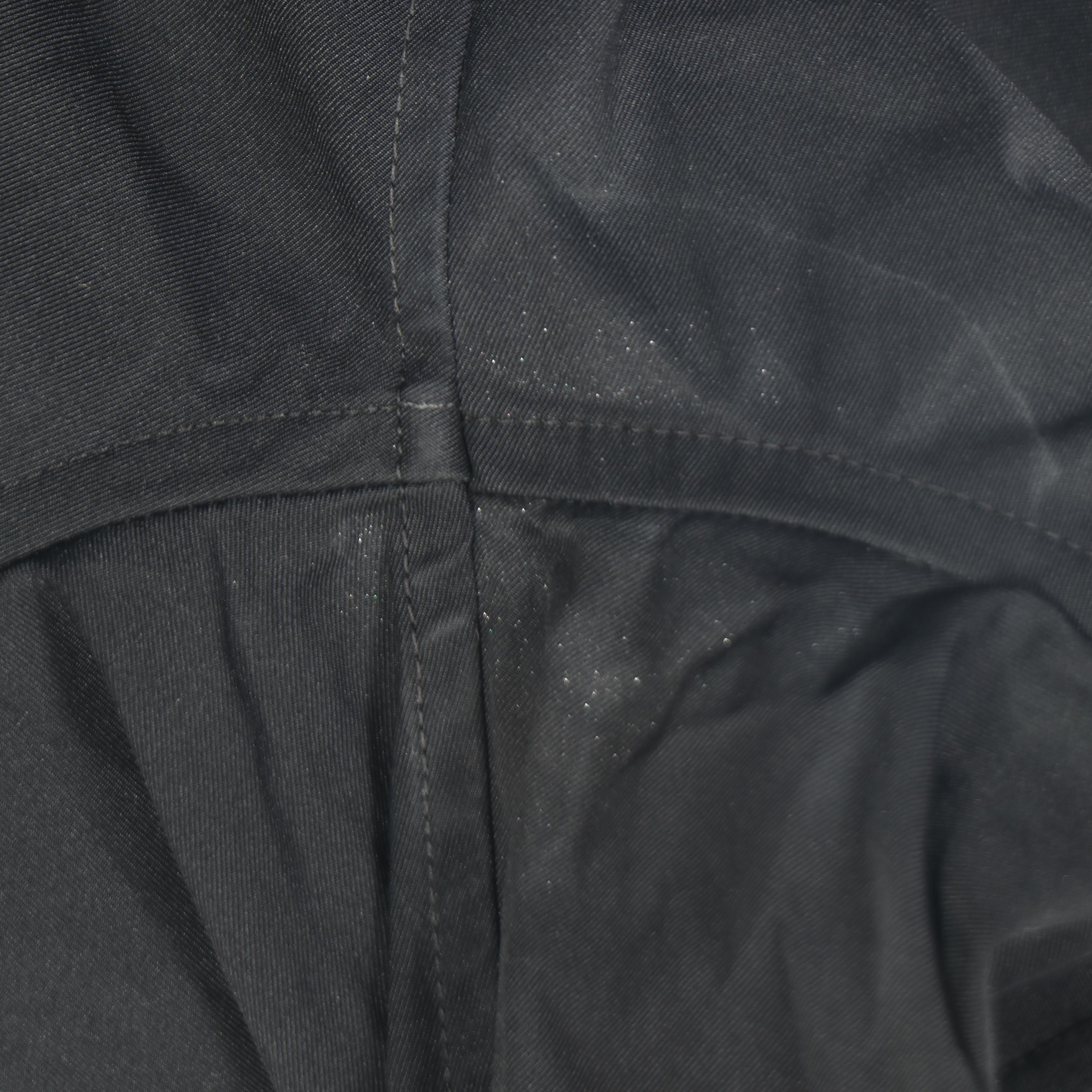 Men's Prada Sport Snap-Front Shirt in Black Stretch Nylon Gabardine