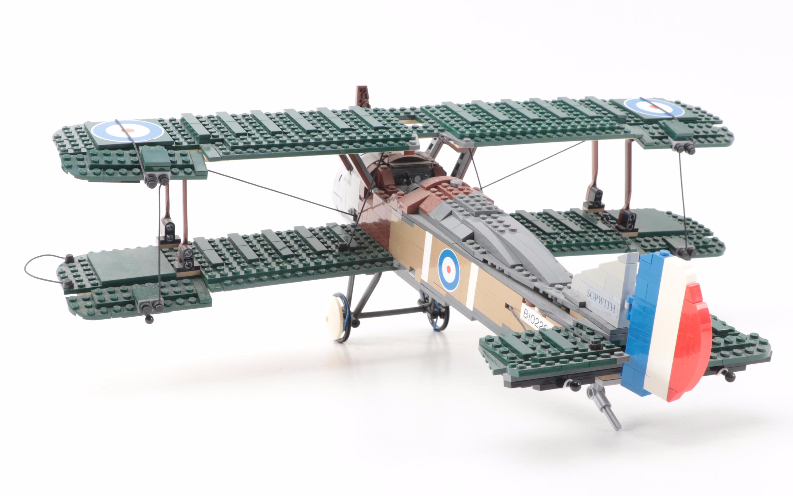 LEGO "Sopwith Camel B10226" Plastic Airplane Model