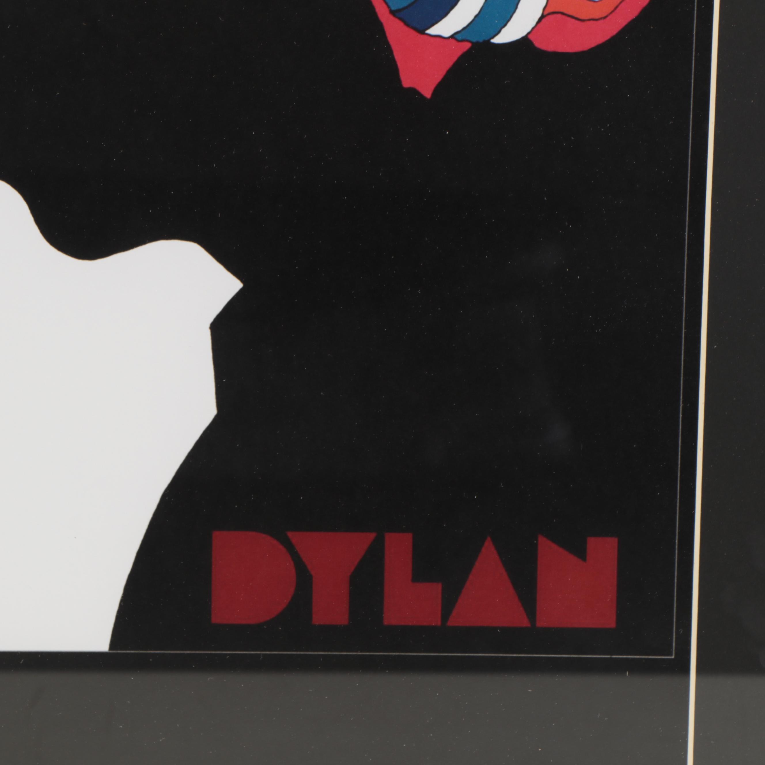 Offset Lithograph After Milton Glaser "Dylan," Late 20th Century