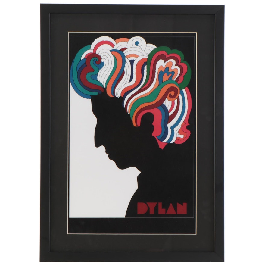 Offset Lithograph After Milton Glaser "Dylan," Late 20th Century