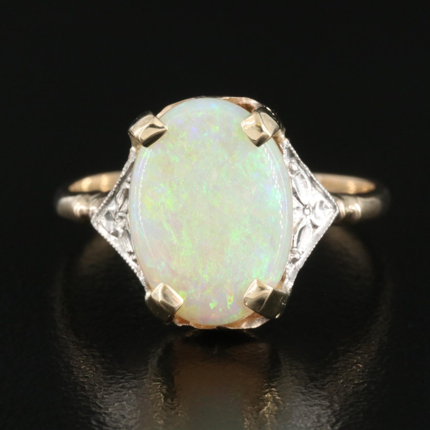 10K Opal Ring
