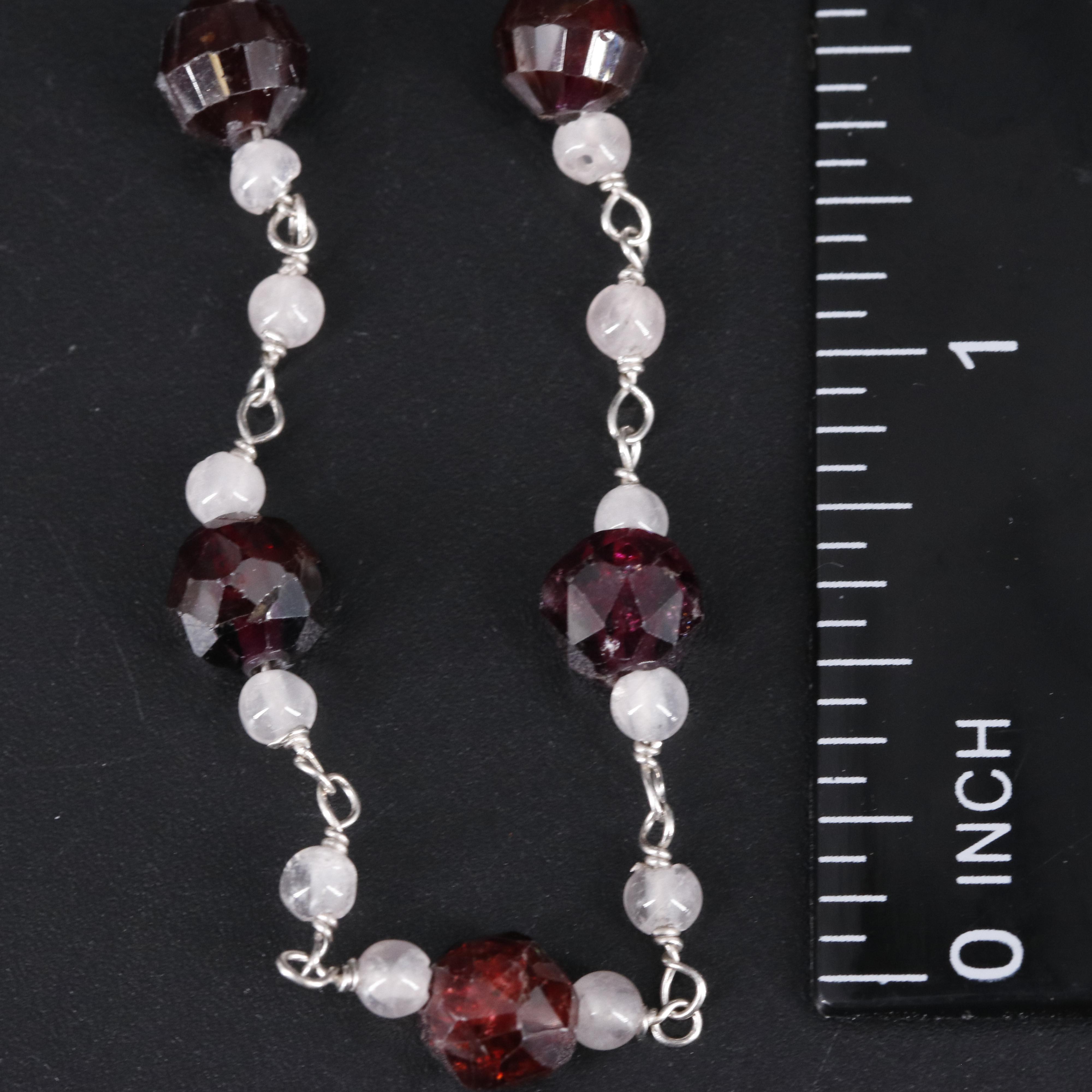 Sterling Silver Gemstone Bracelet