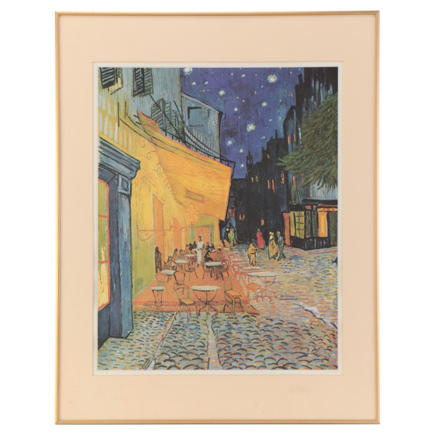 Offset Lithograph After Vincent van Gogh "Café Terrace at Night"