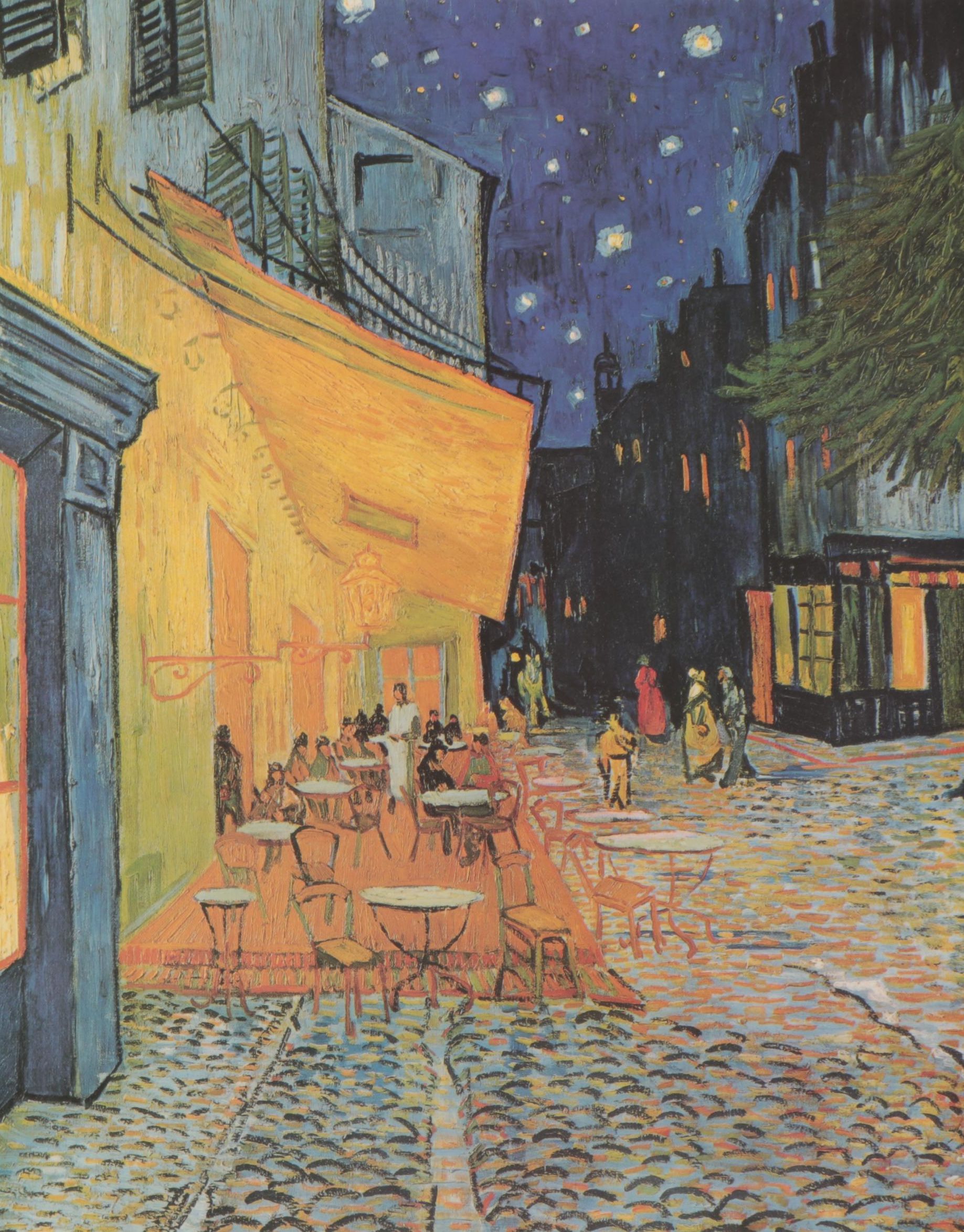 Offset Lithograph After Vincent van Gogh "Café Terrace at Night"