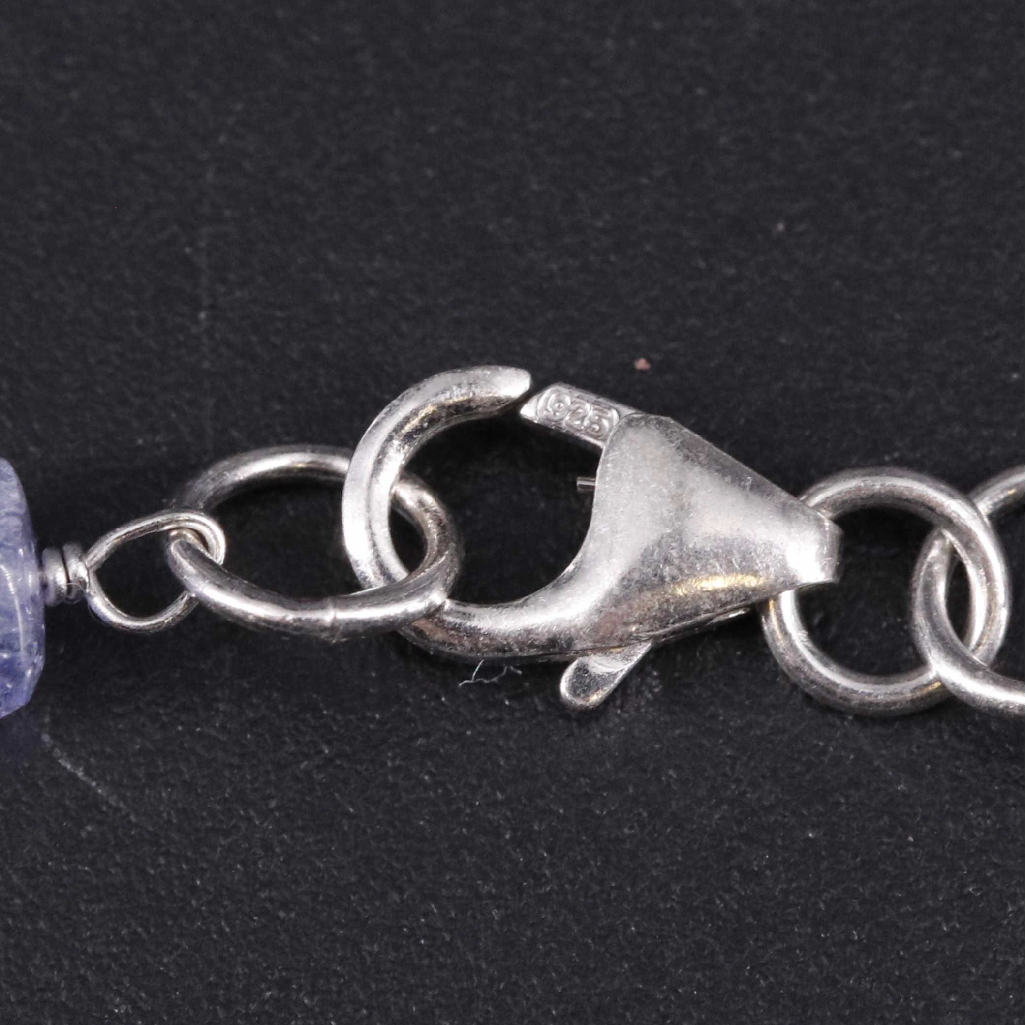 Sterling Gemstone Bracelet
