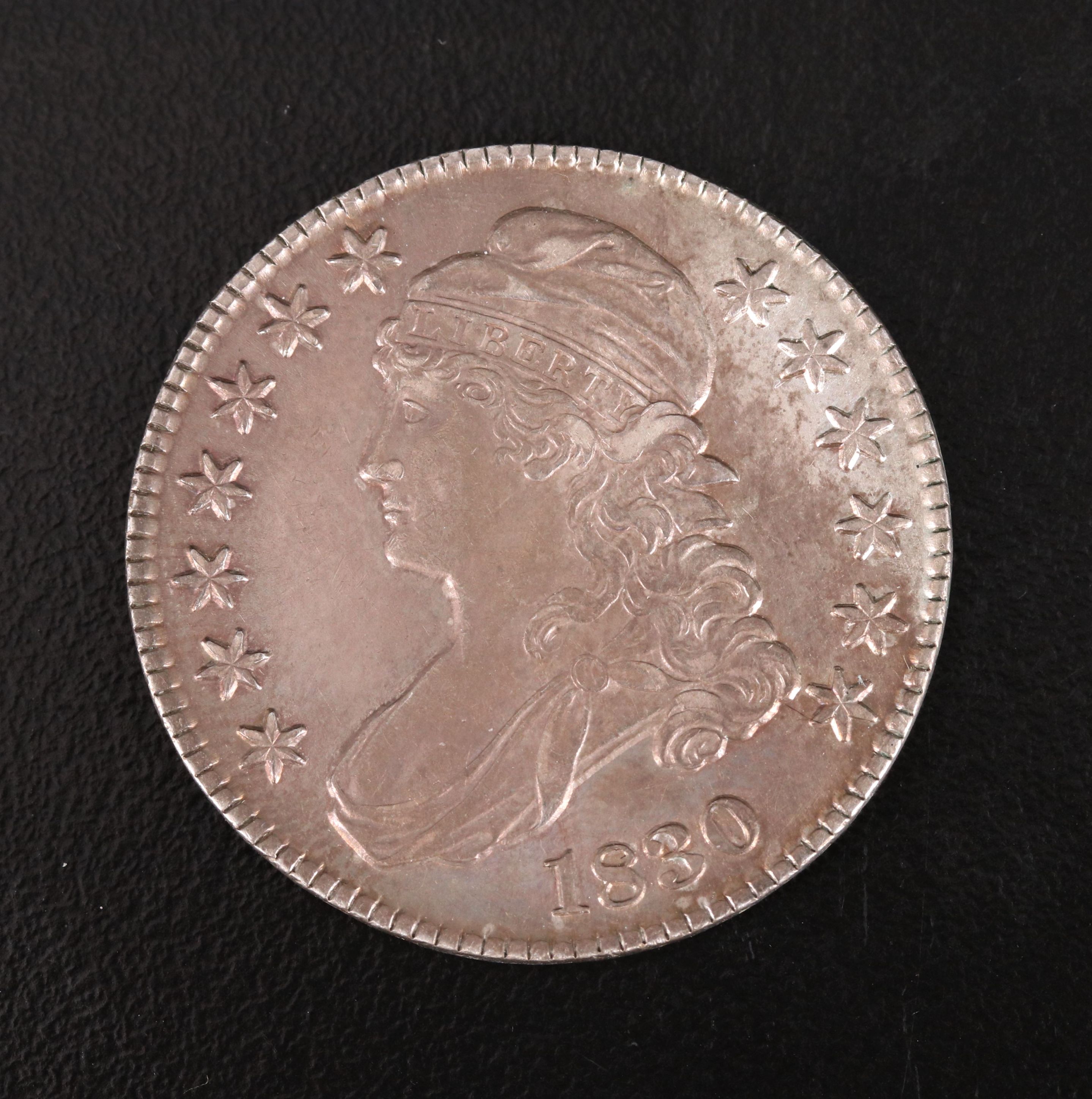 1830 Capped Bust Silver Half Dollar