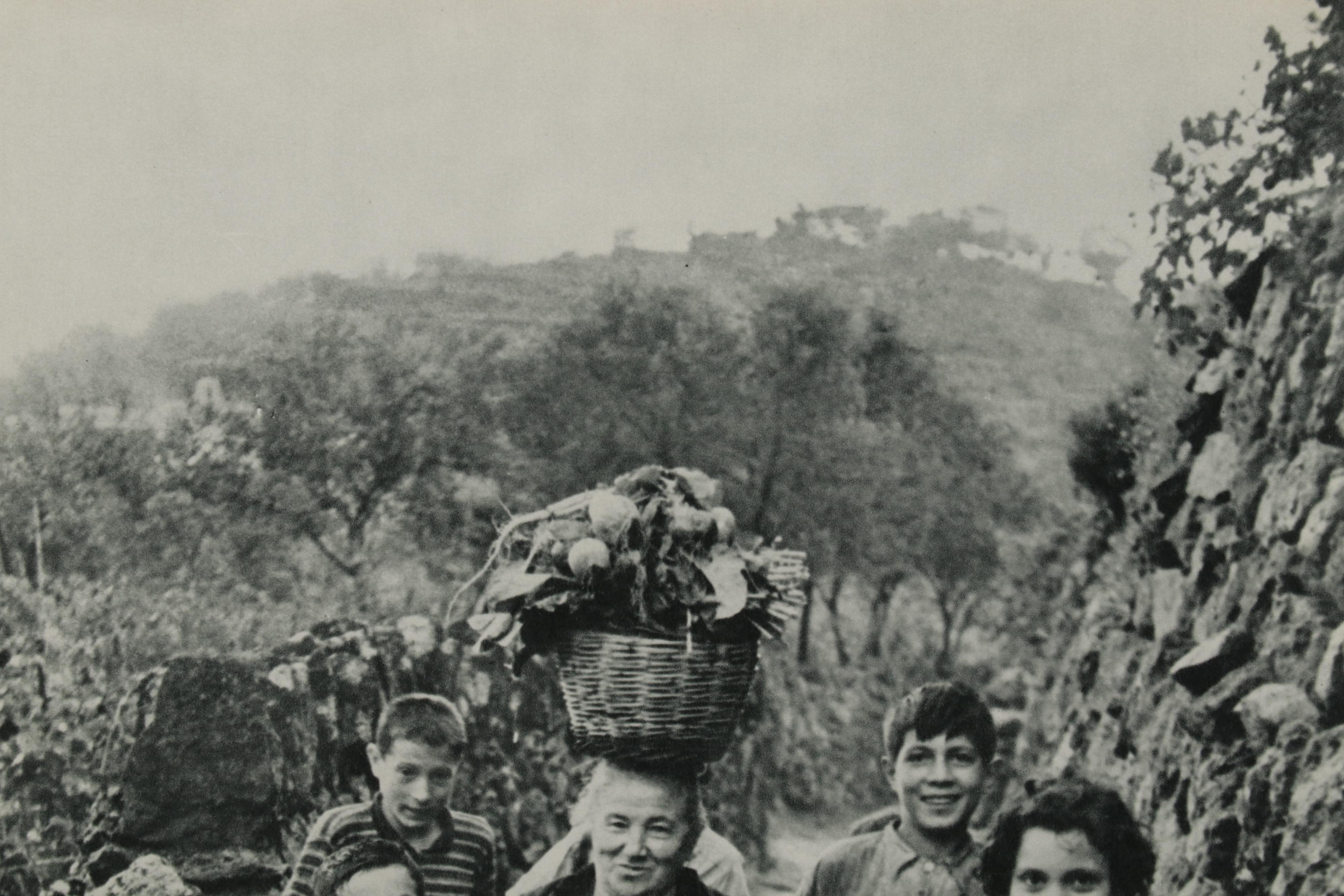 Henri Cartier-Bresson Naples Family Rotogravure From "The Europeans," 1955