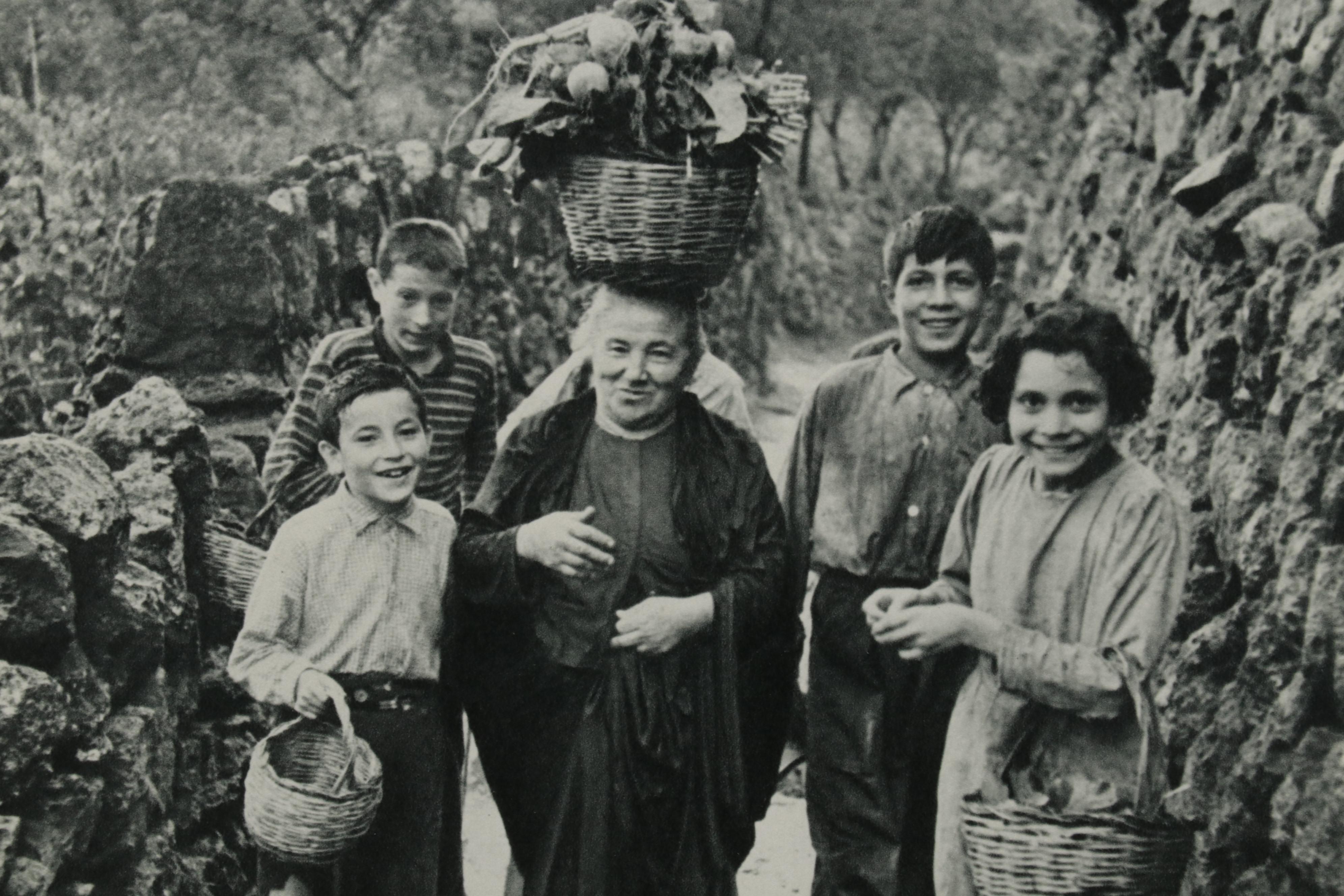 Henri Cartier-Bresson Naples Family Rotogravure From "The Europeans," 1955