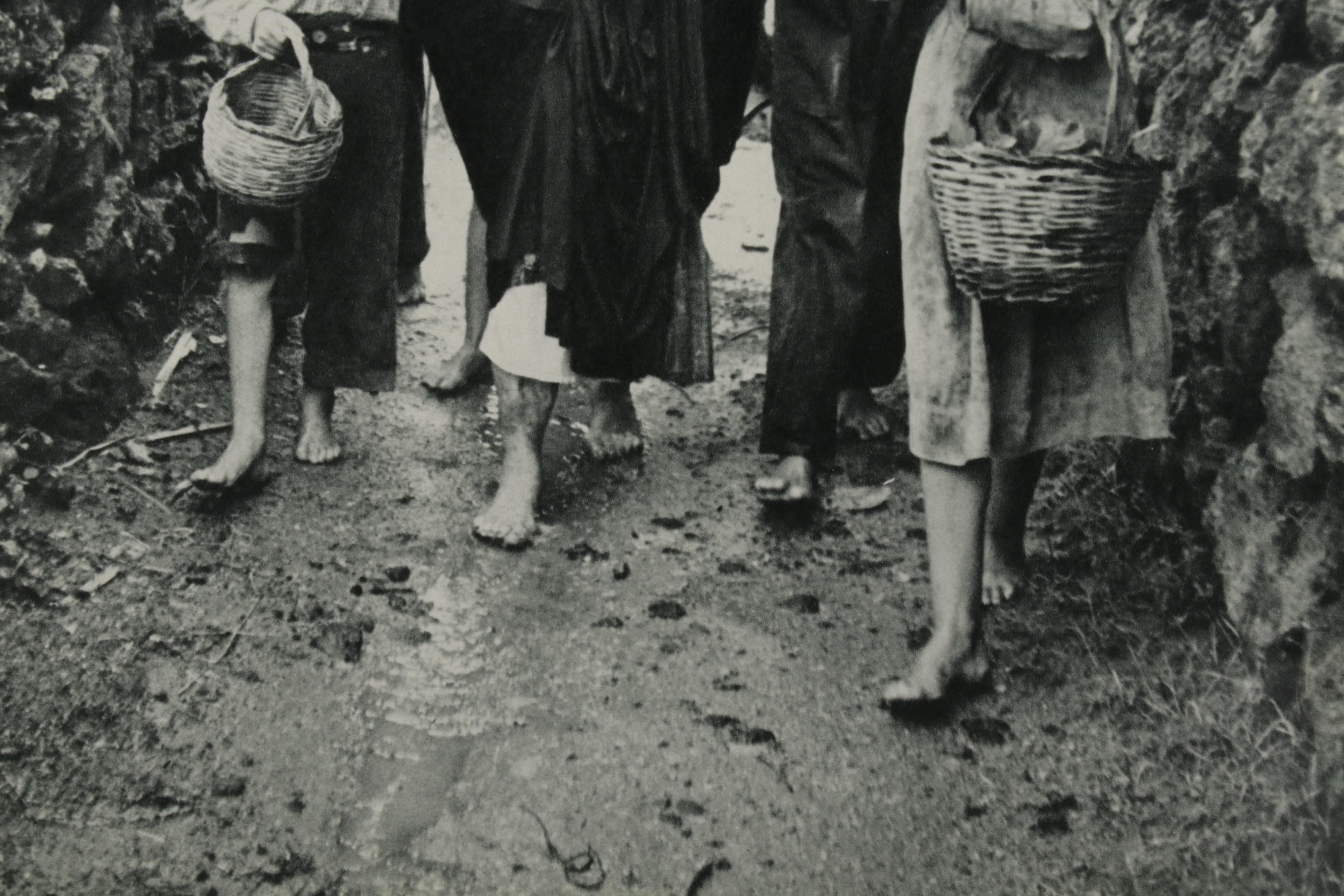 Henri Cartier-Bresson Naples Family Rotogravure From "The Europeans," 1955