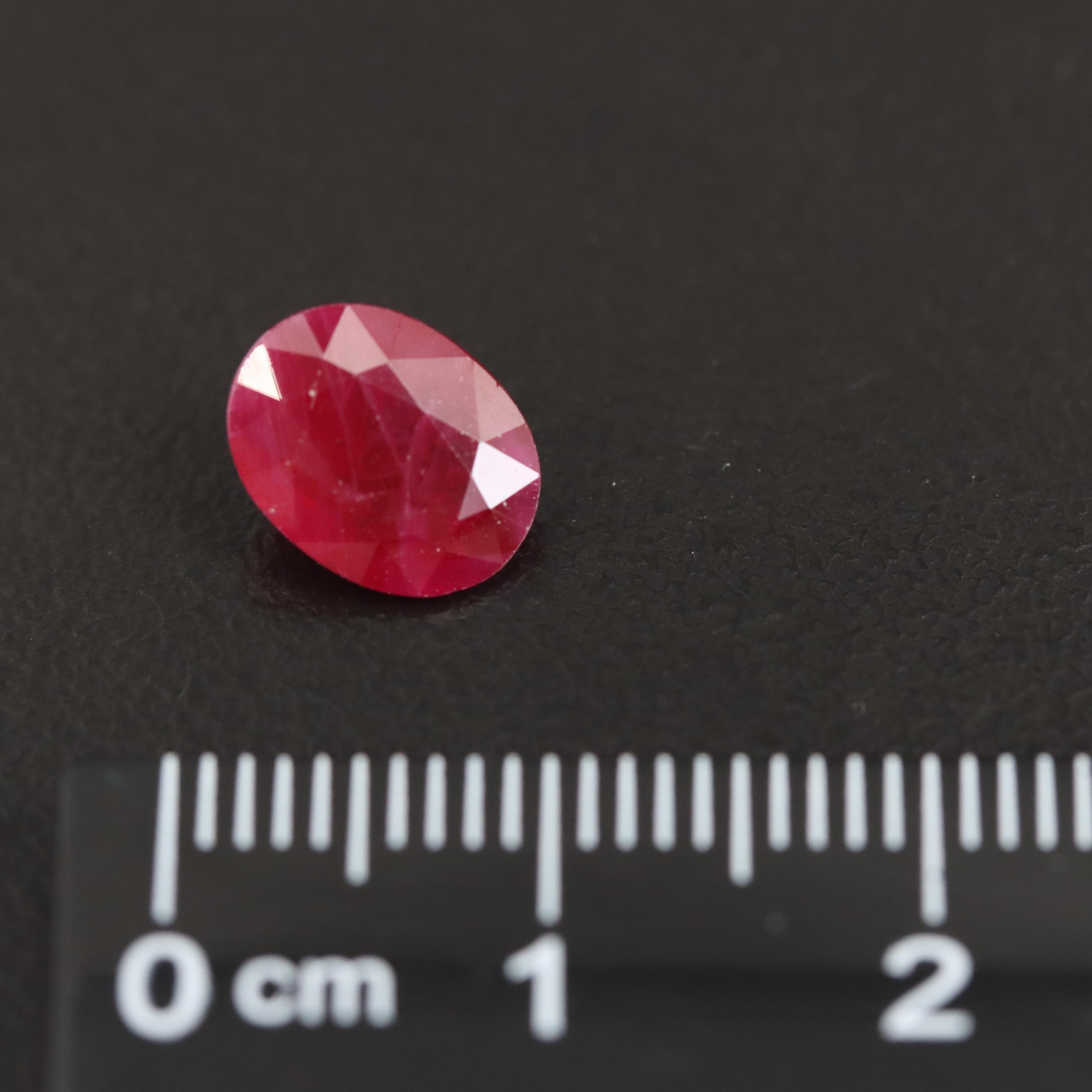 Loose 2.50 CT Burmese Ruby with GIA Report