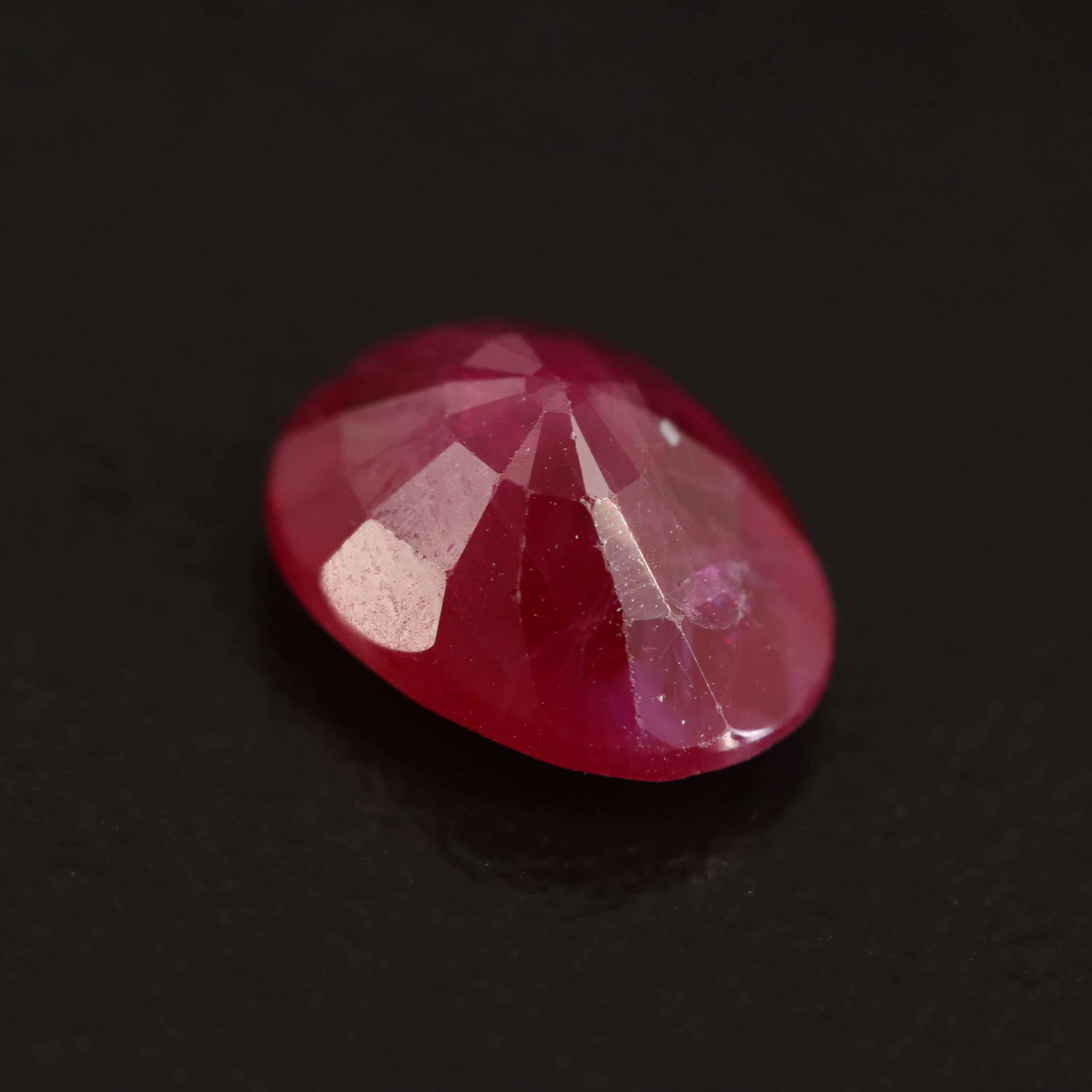 Loose 2.50 CT Burmese Ruby with GIA Report
