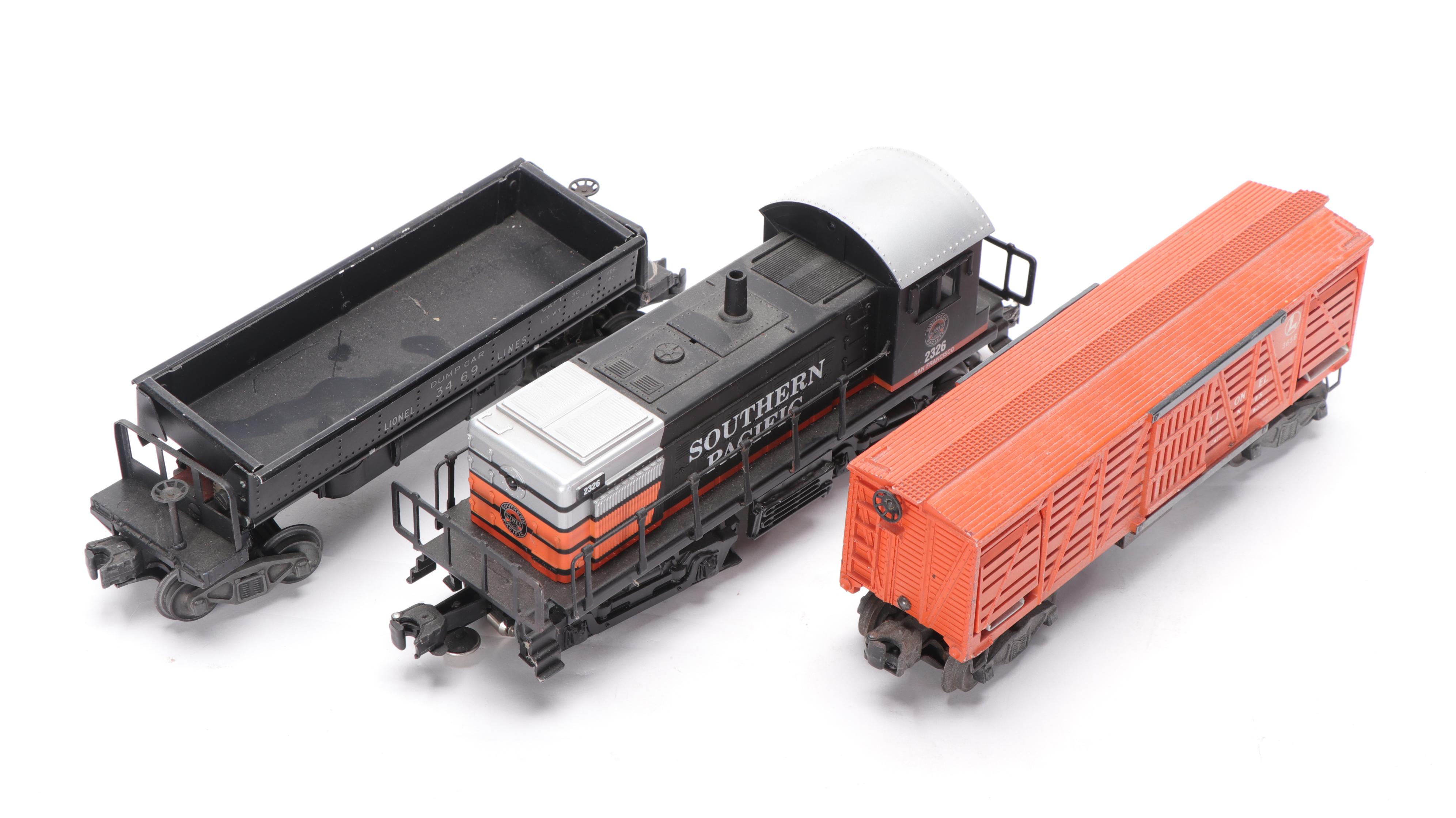 Lionel Southern Pacific, More Electric Train Cars, Tracks and Scenery