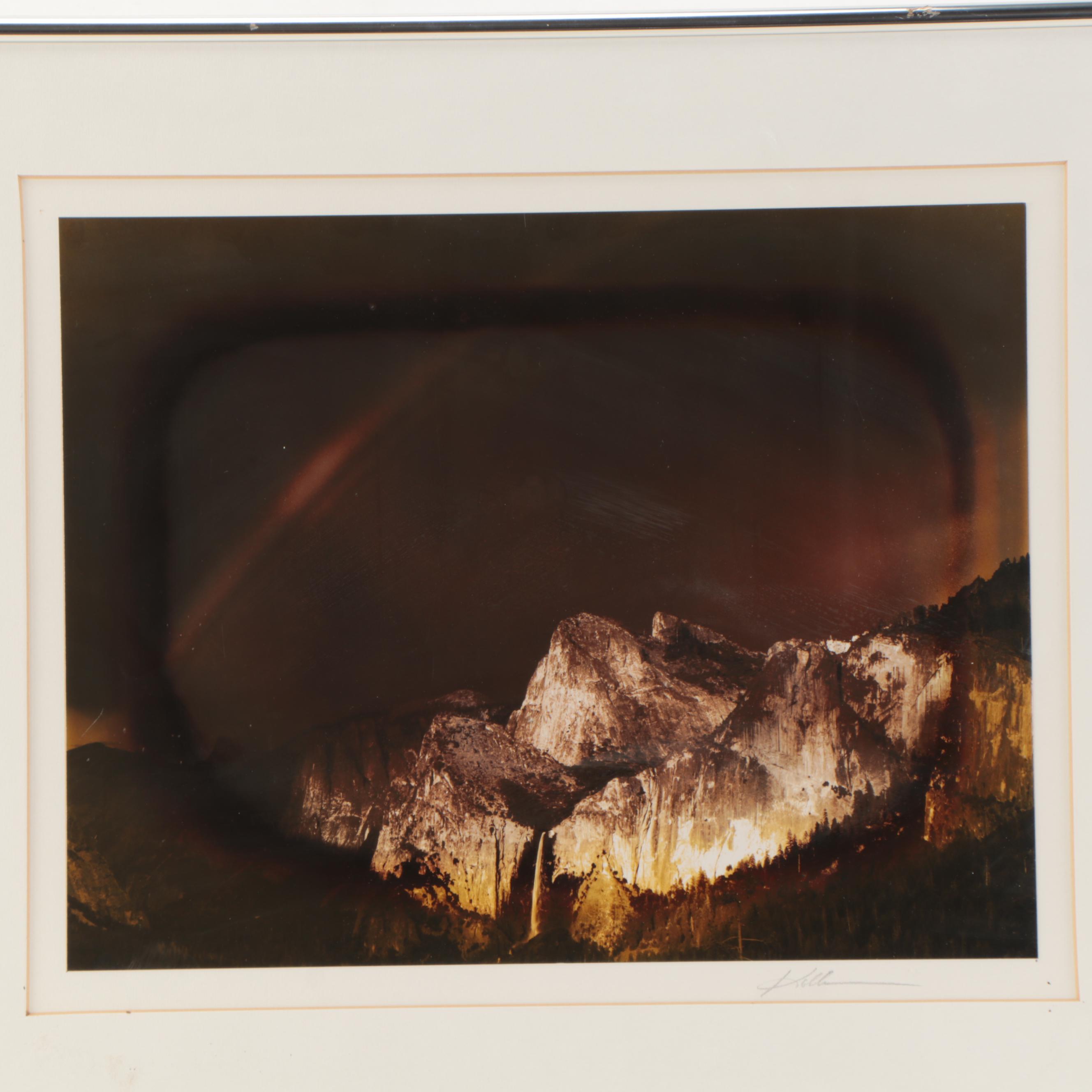 Bob Kolbrener Silver Gelatin Photograph "Rainbow - Yosemite Valley"