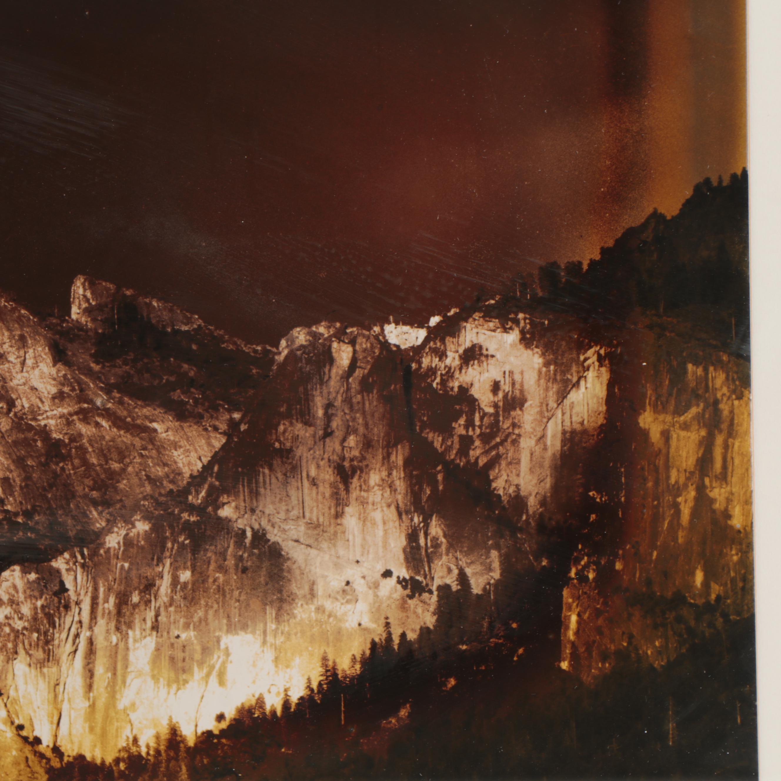 Bob Kolbrener Silver Gelatin Photograph "Rainbow - Yosemite Valley"