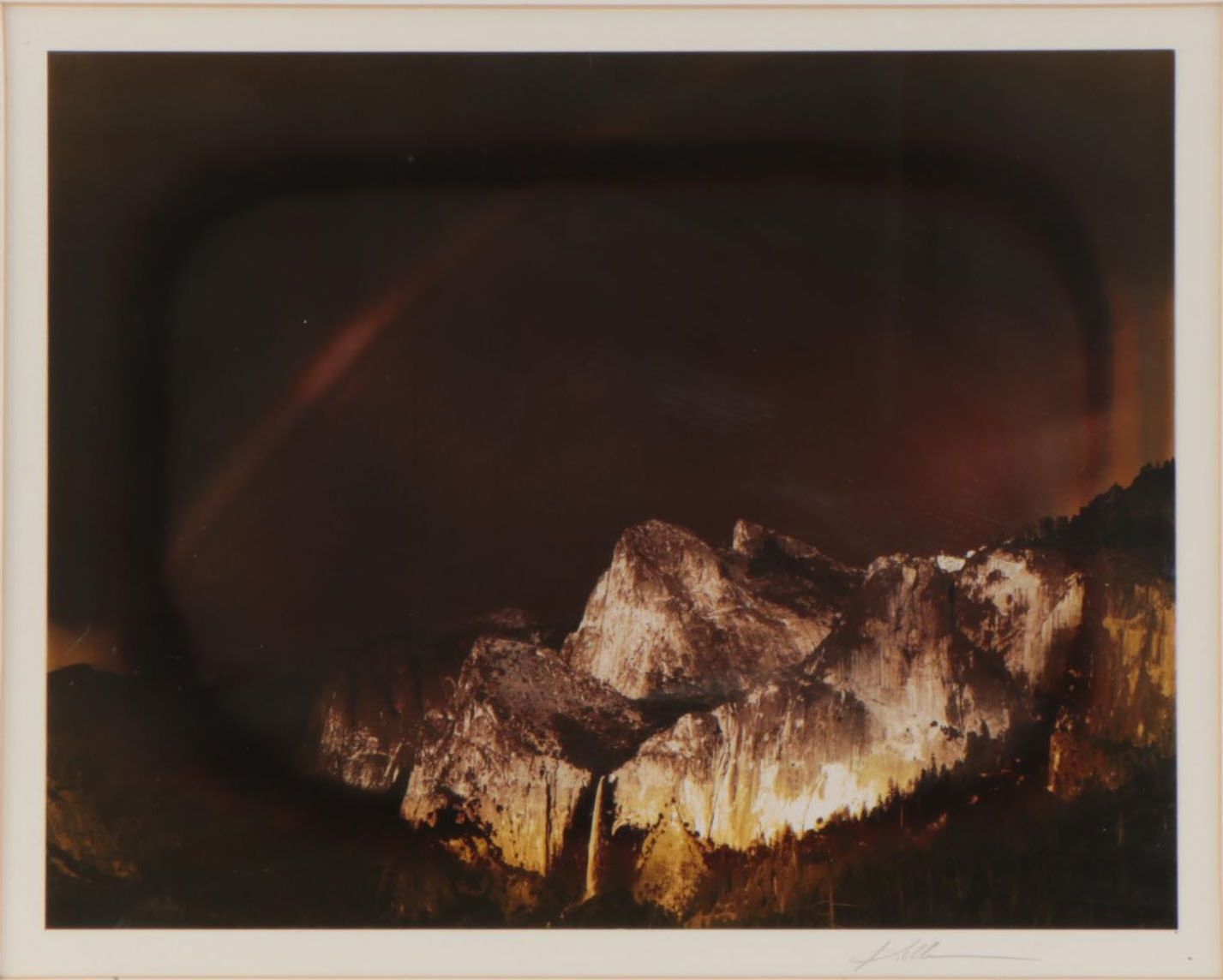 Bob Kolbrener Silver Gelatin Photograph "Rainbow - Yosemite Valley"