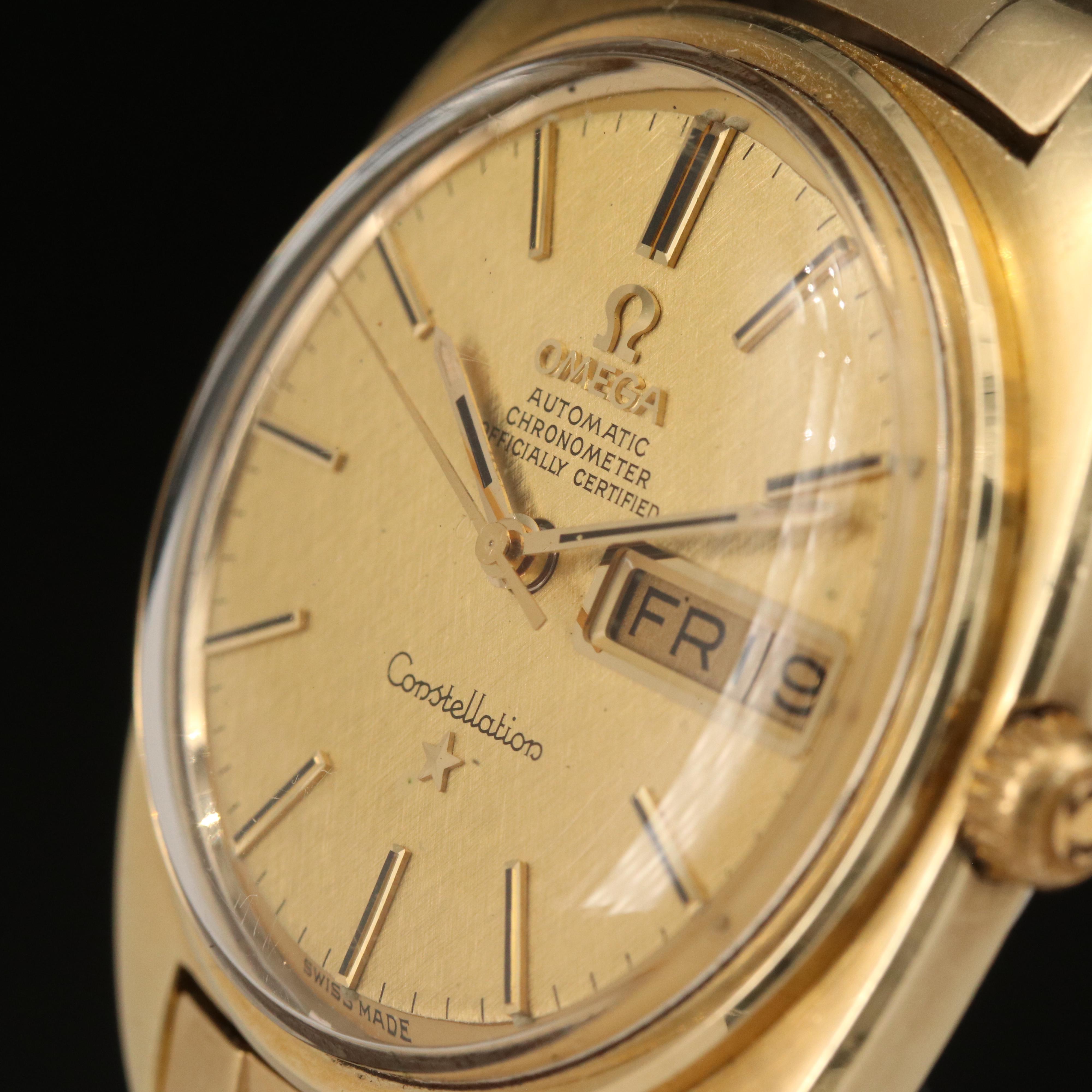 1969 Omega Constellation Day/Date Officially Certified Chronometer Watch
