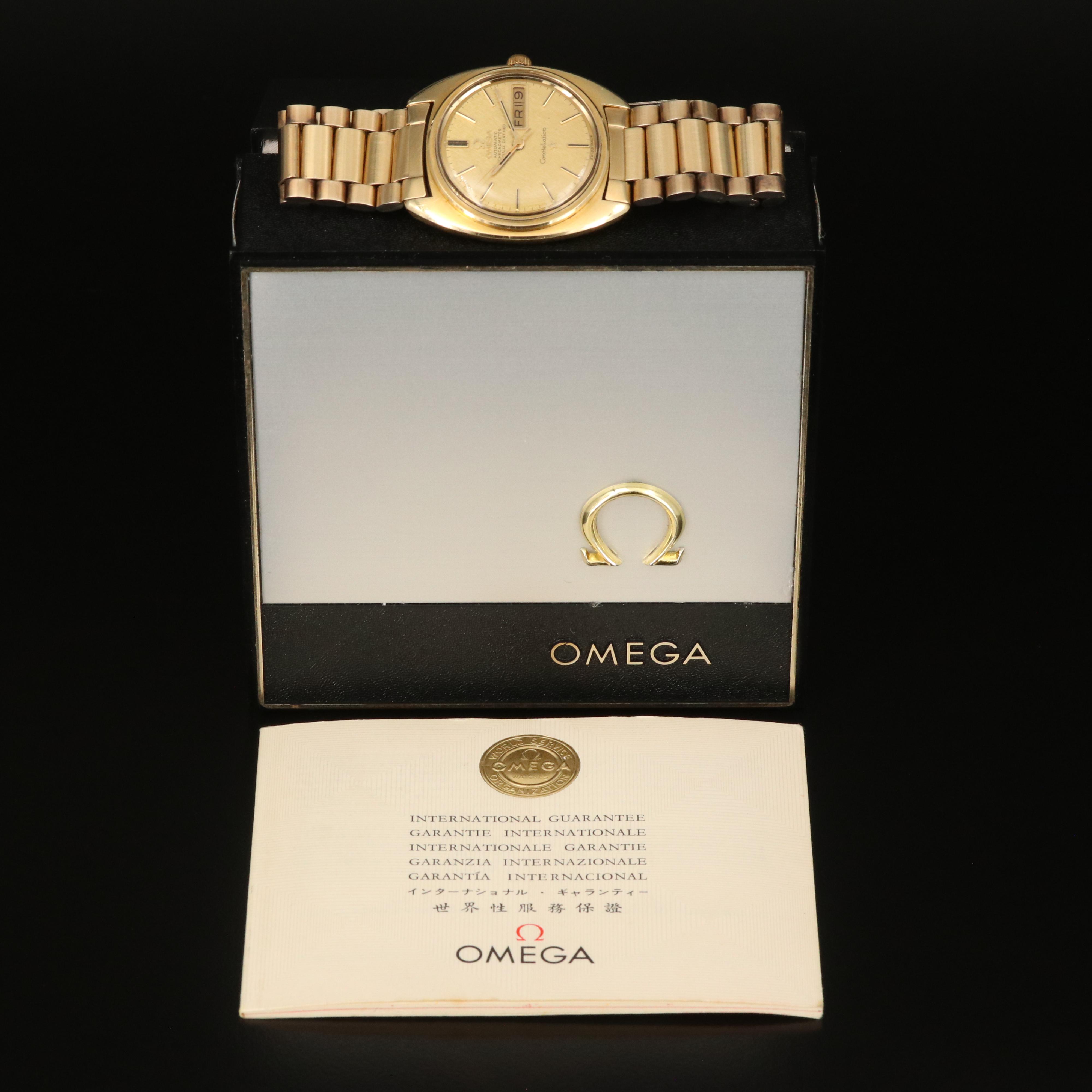 1969 Omega Constellation Day/Date Officially Certified Chronometer Watch