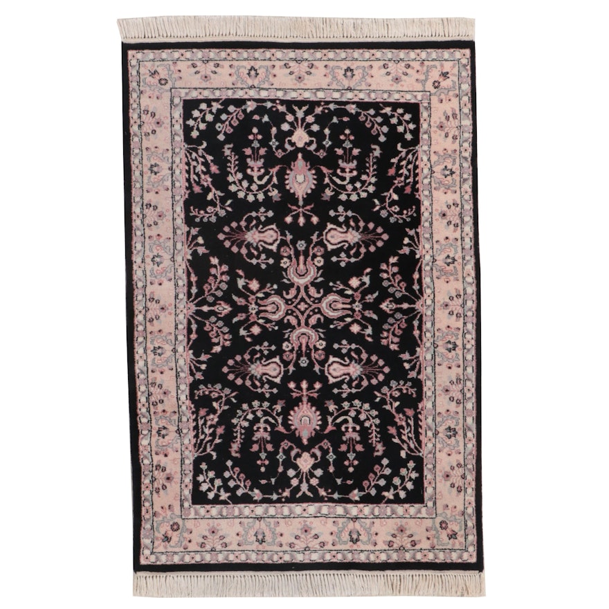 4' x 6'7 Hand-Knotted Persian Lilihan Area Rug