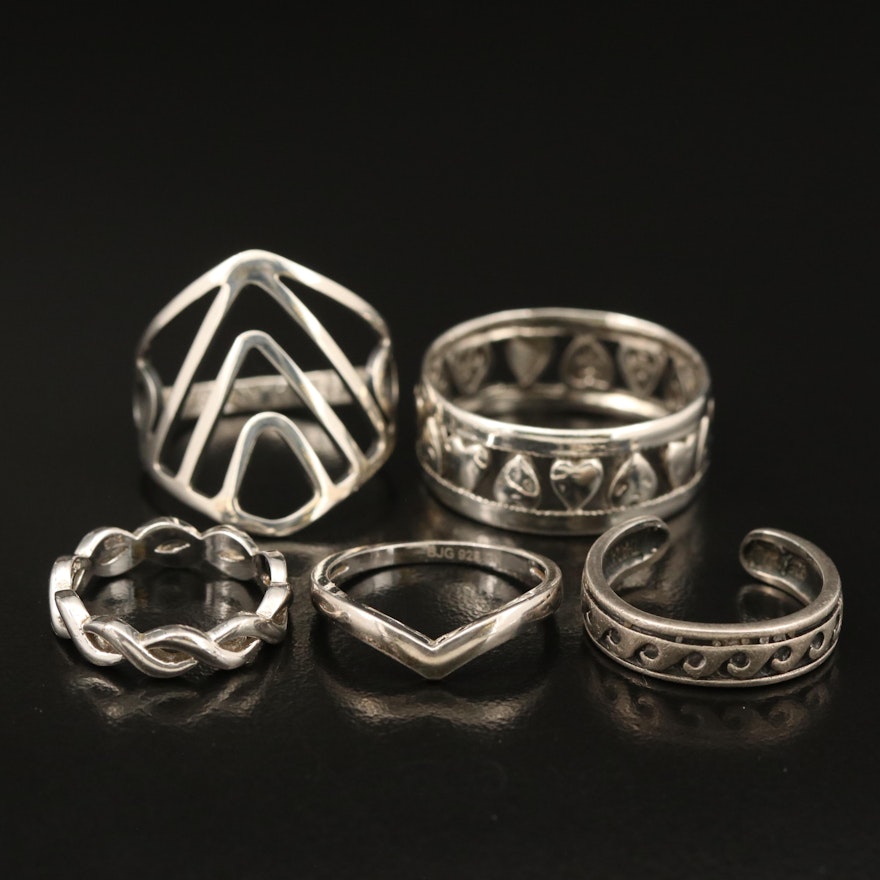 Sterling Ring Selection