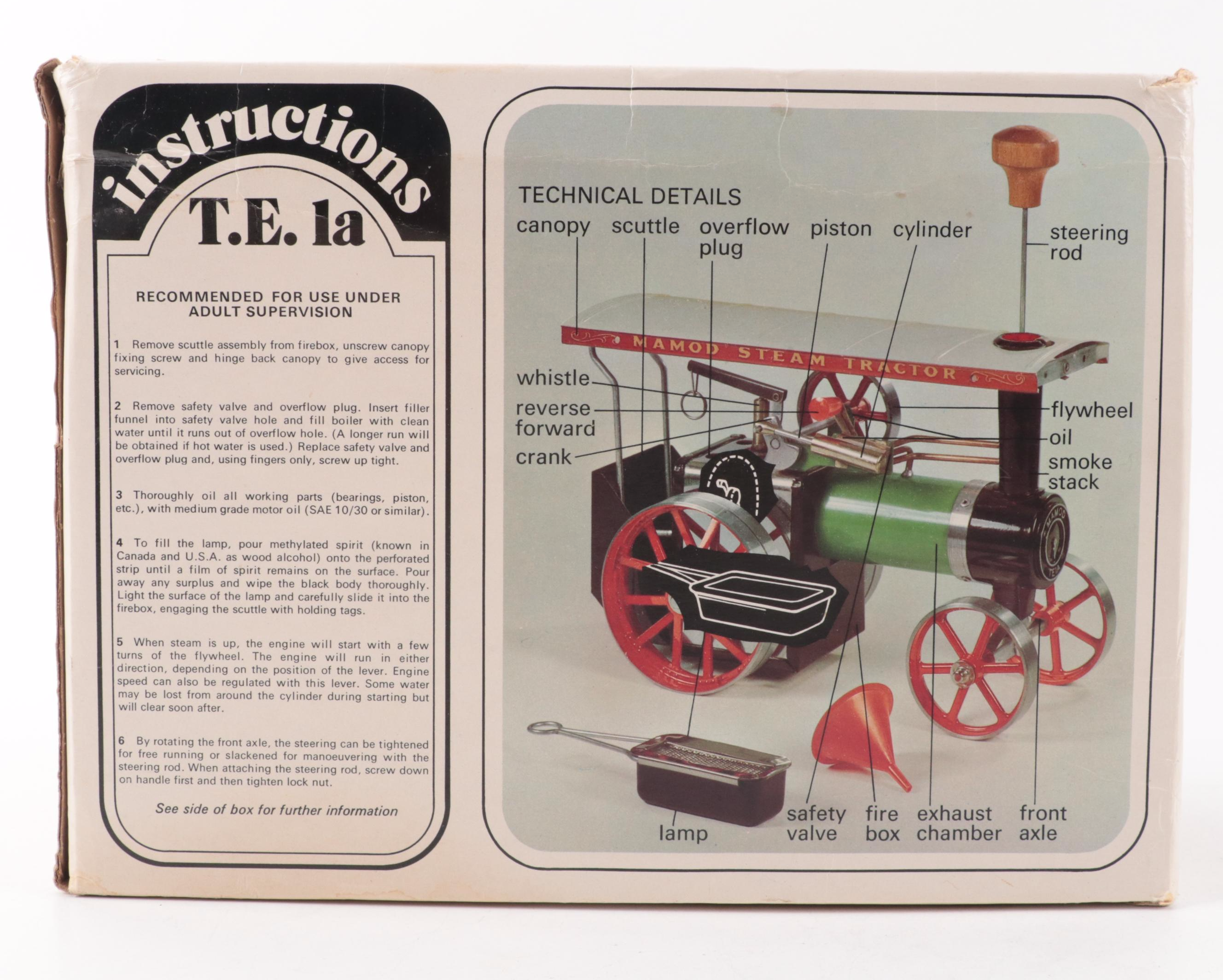 Mamod Steam Tractor Metal Toy