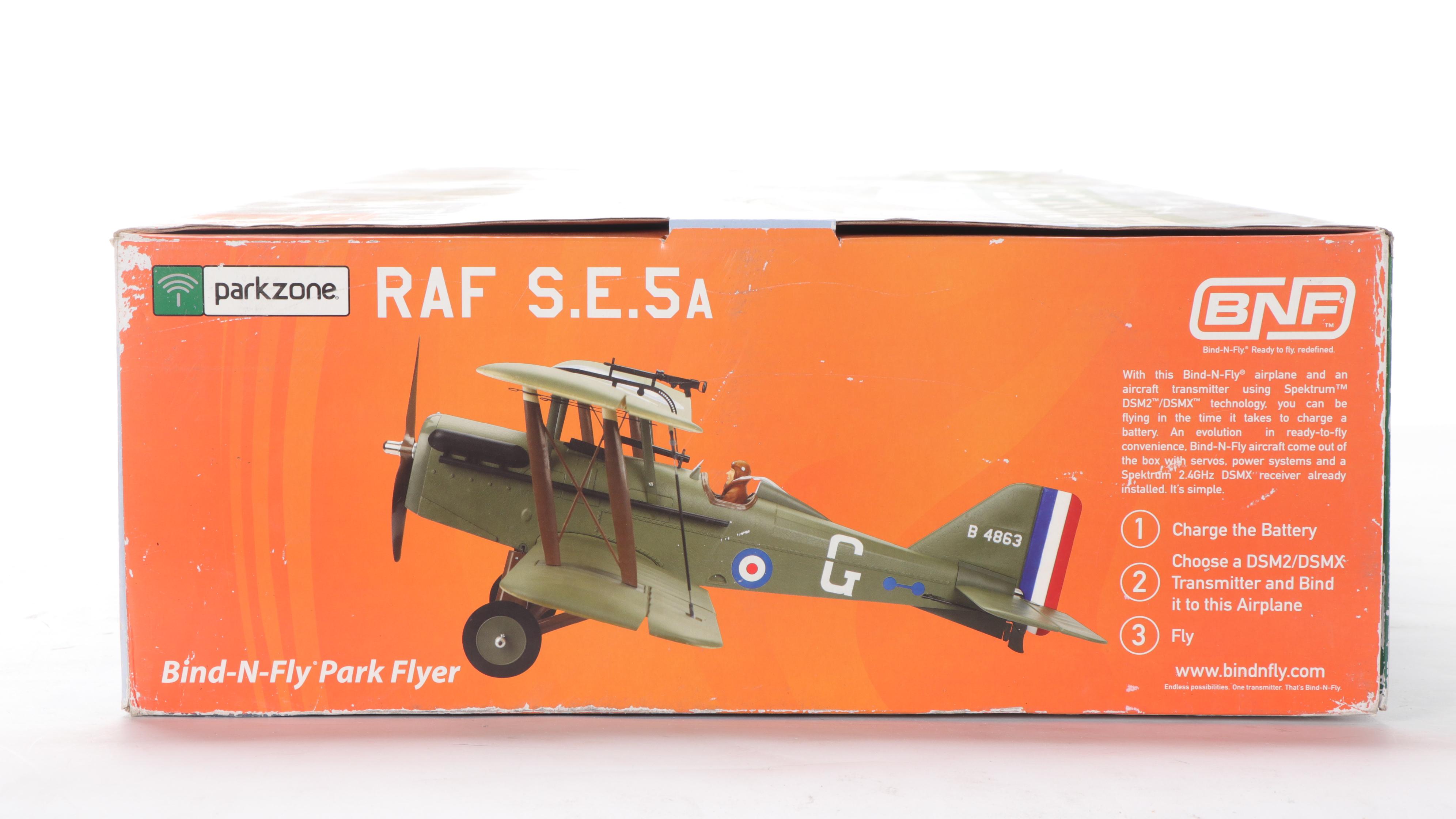 Parkzone Royal Aircraft Factory S.E.5A Electric Remote-Control Model Plane Kit