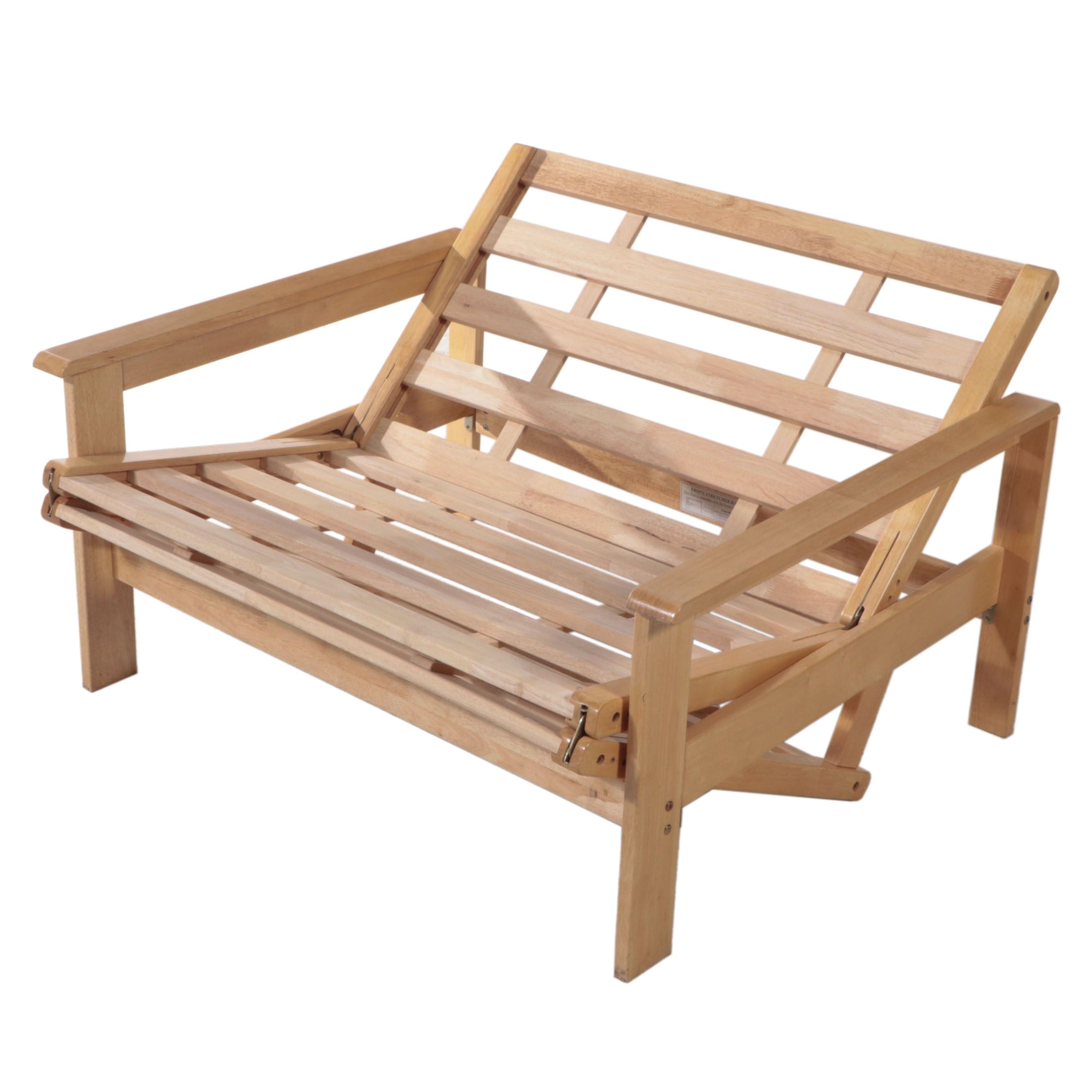 Wooden Twin Size Futon Lounger Frame