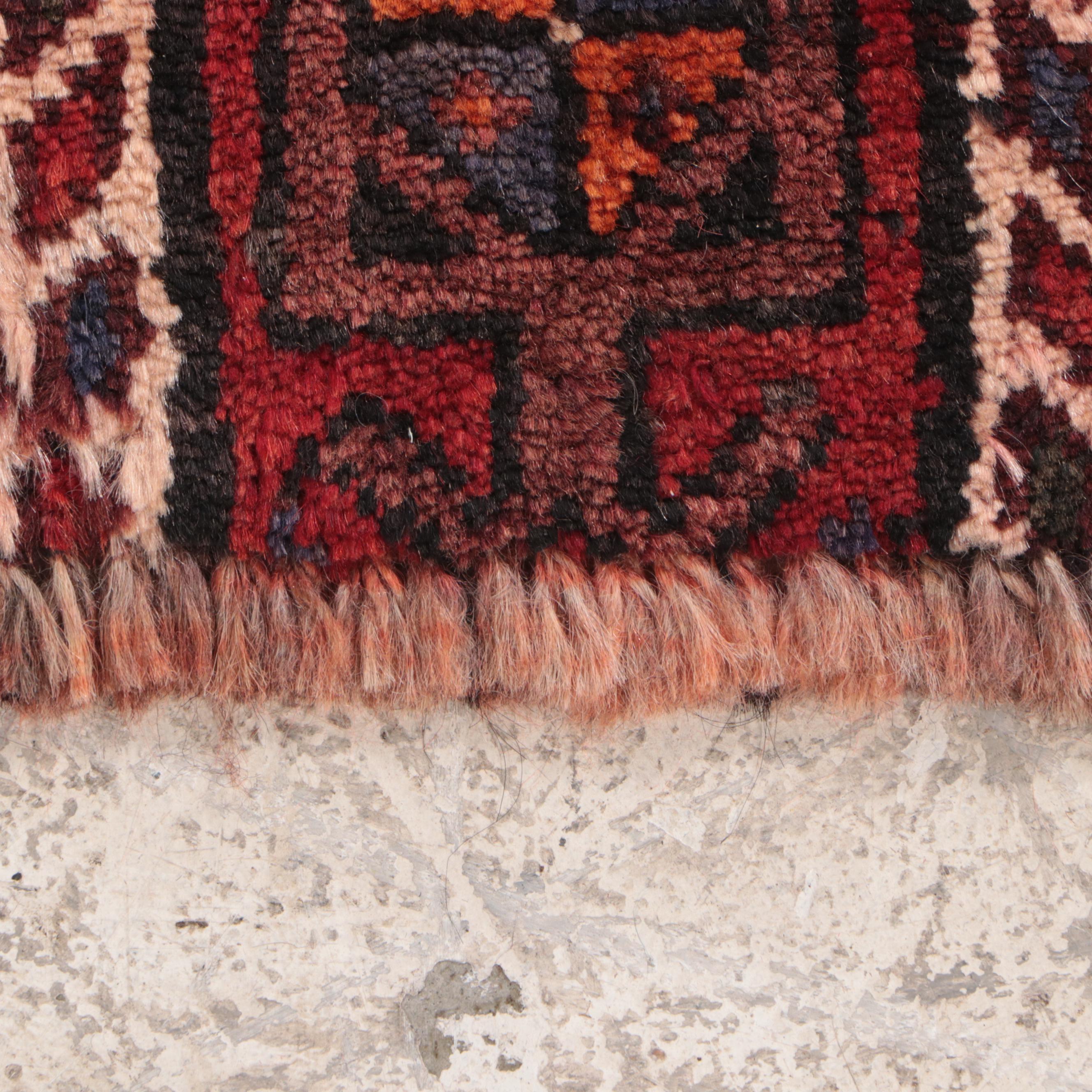2'8 x 3'5 Hand-Knotted Afghan Baluch Accent Rug