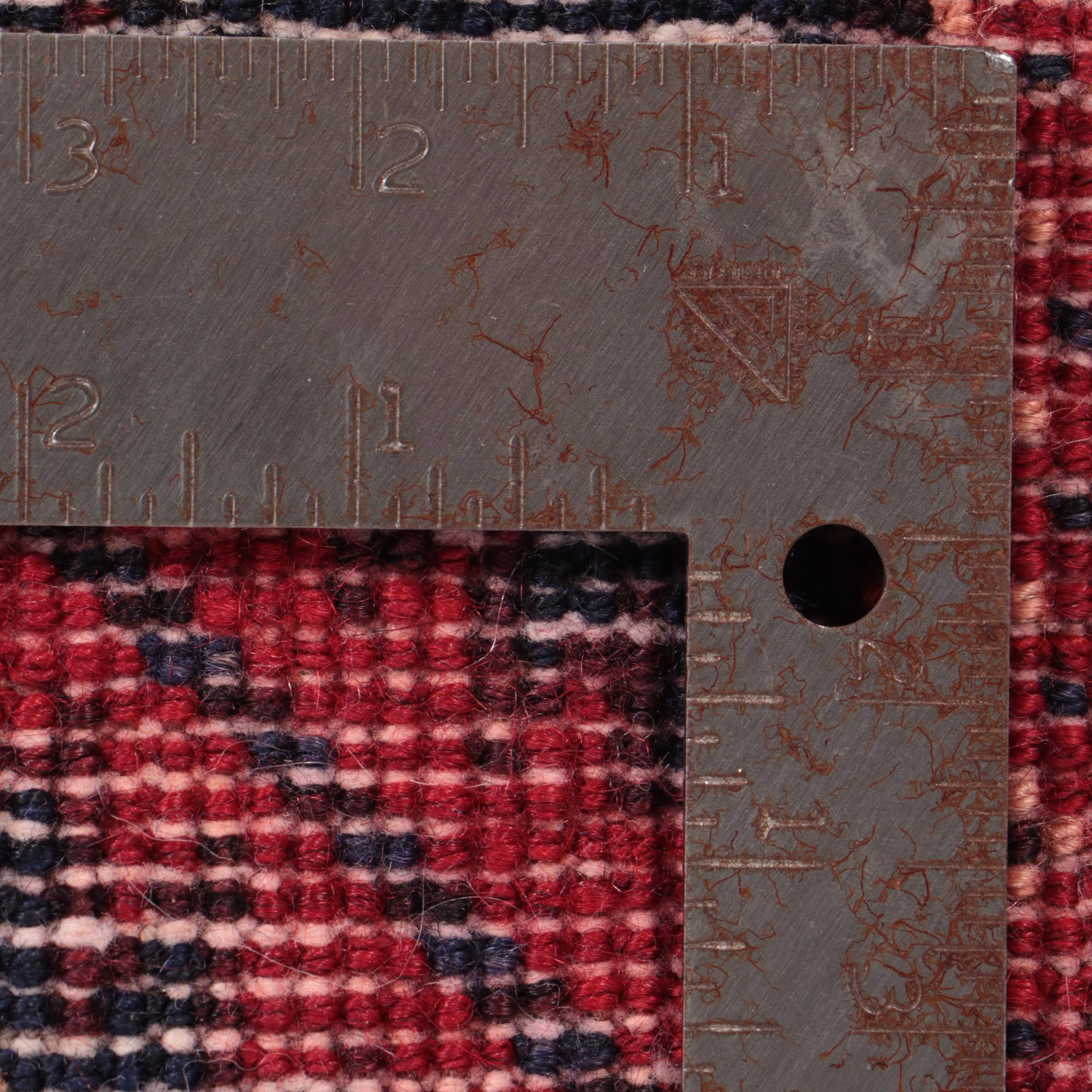 2'8 x 3'5 Hand-Knotted Afghan Baluch Accent Rug